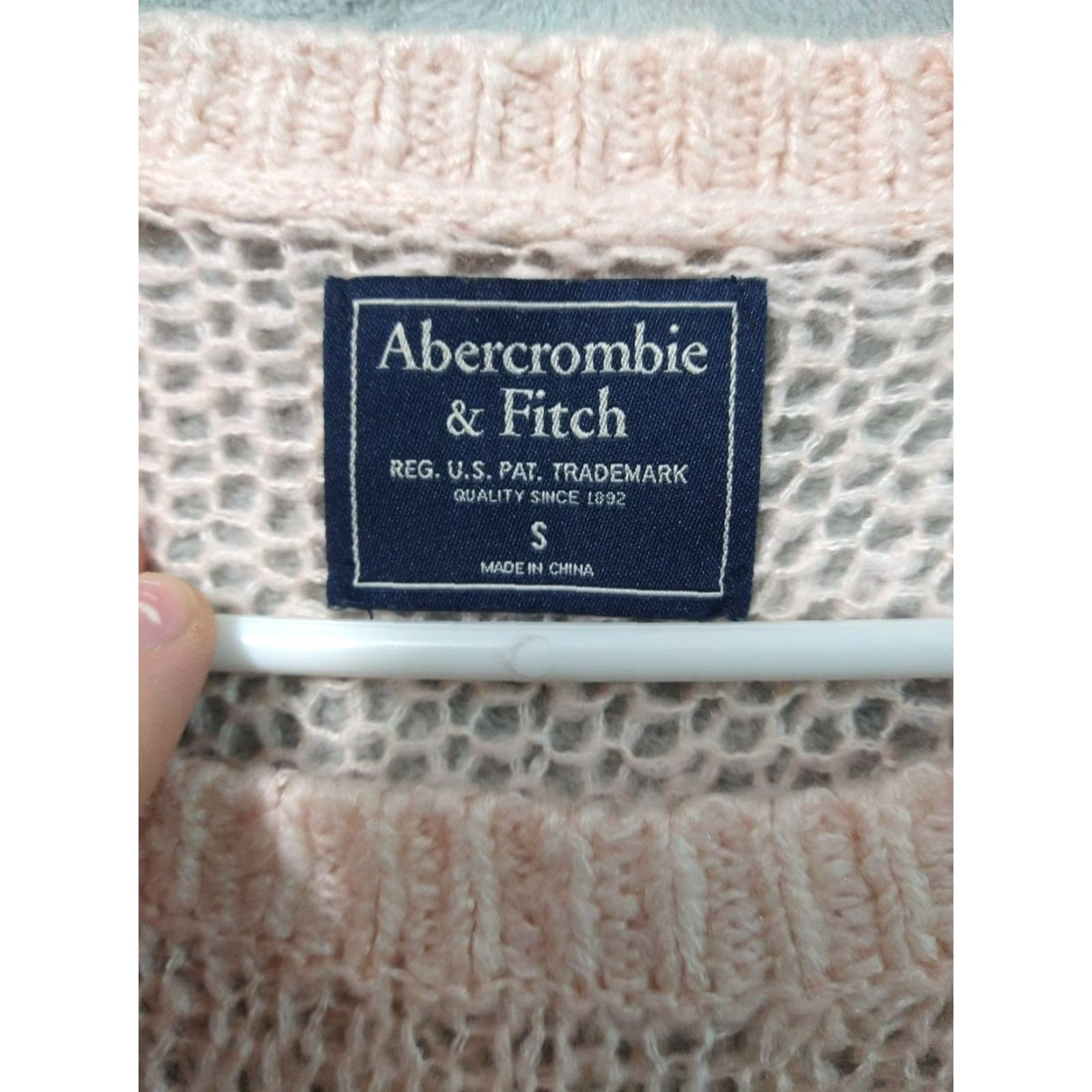 Abercrombie & Fitch Abercrombie Fitch Sweater Womens Small Pink Open Knit Lagenlook Beachy Coastal Size S / US 4 / IT 40 - 5 Thumbnail
