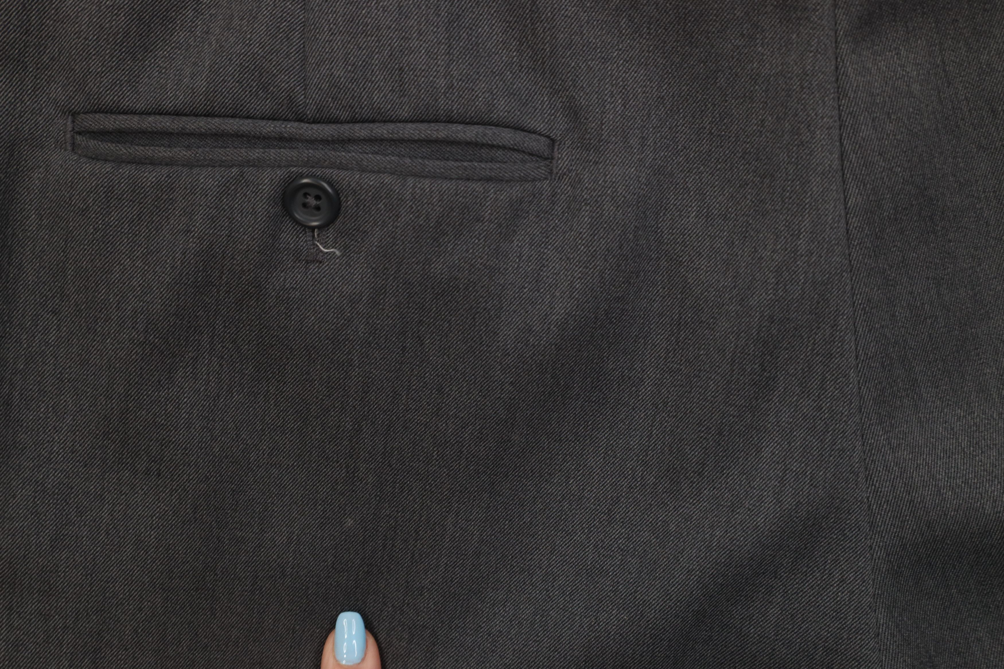 Vintage Vintage 90s Streetwear Wool Knit Wide Leg Chino Pants Gray Size US 34 / EU 50 - 16 Thumbnail