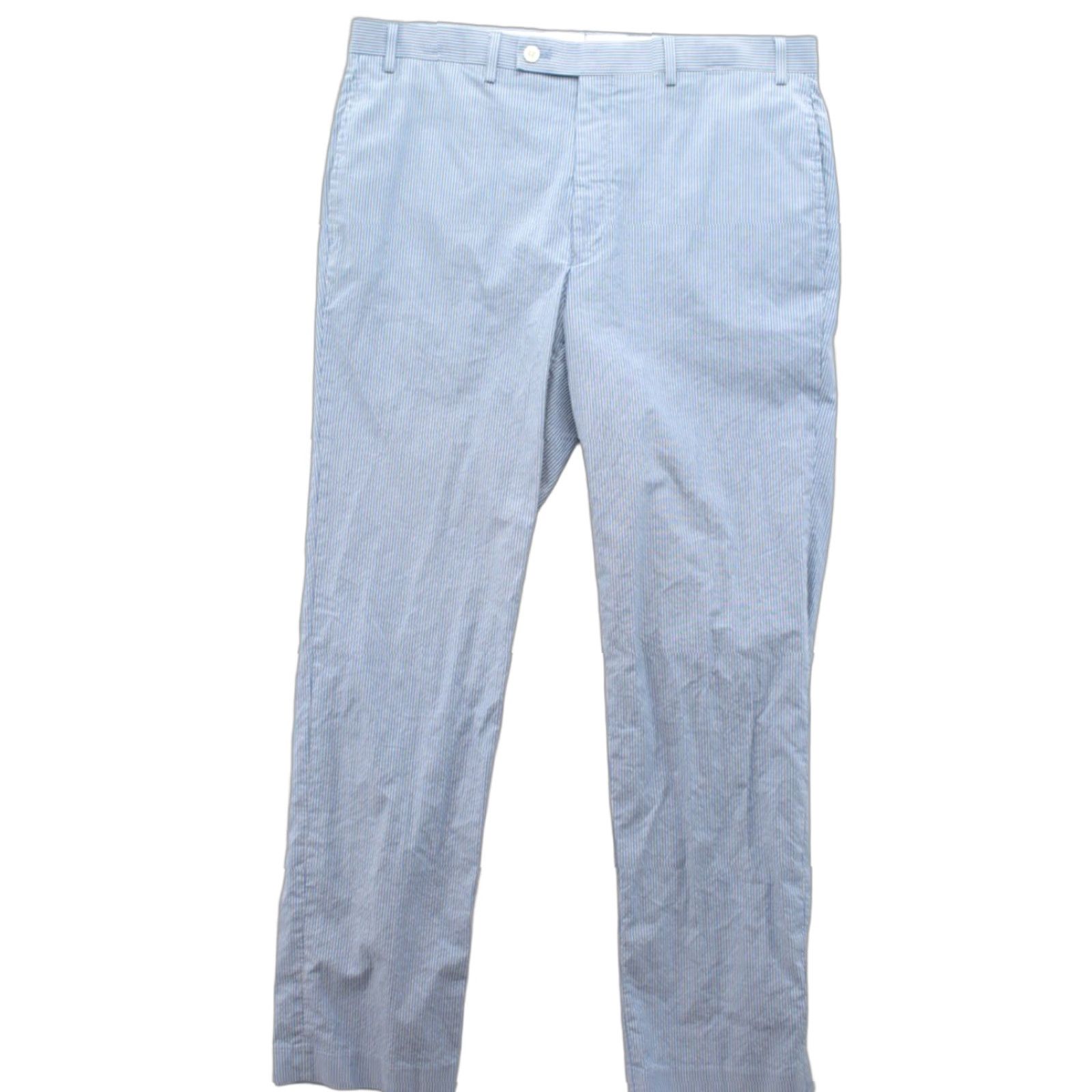 Ralph Lauren Lauren Ralph Lauren Seersucker Pants Men's 36x32 Blue Striped Chino Regular Fit Preppy Vacation Size US 36 / EU 52 - 1 Thumbnail