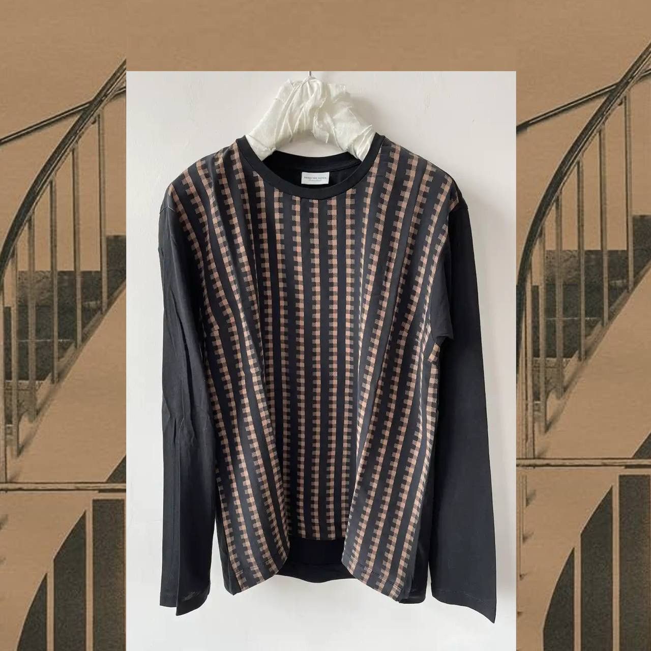 Dries Van Noten Cotton Silk Long Sleeve T-shirt Size US XS / EU 42 / 0 - 1 Thumbnail