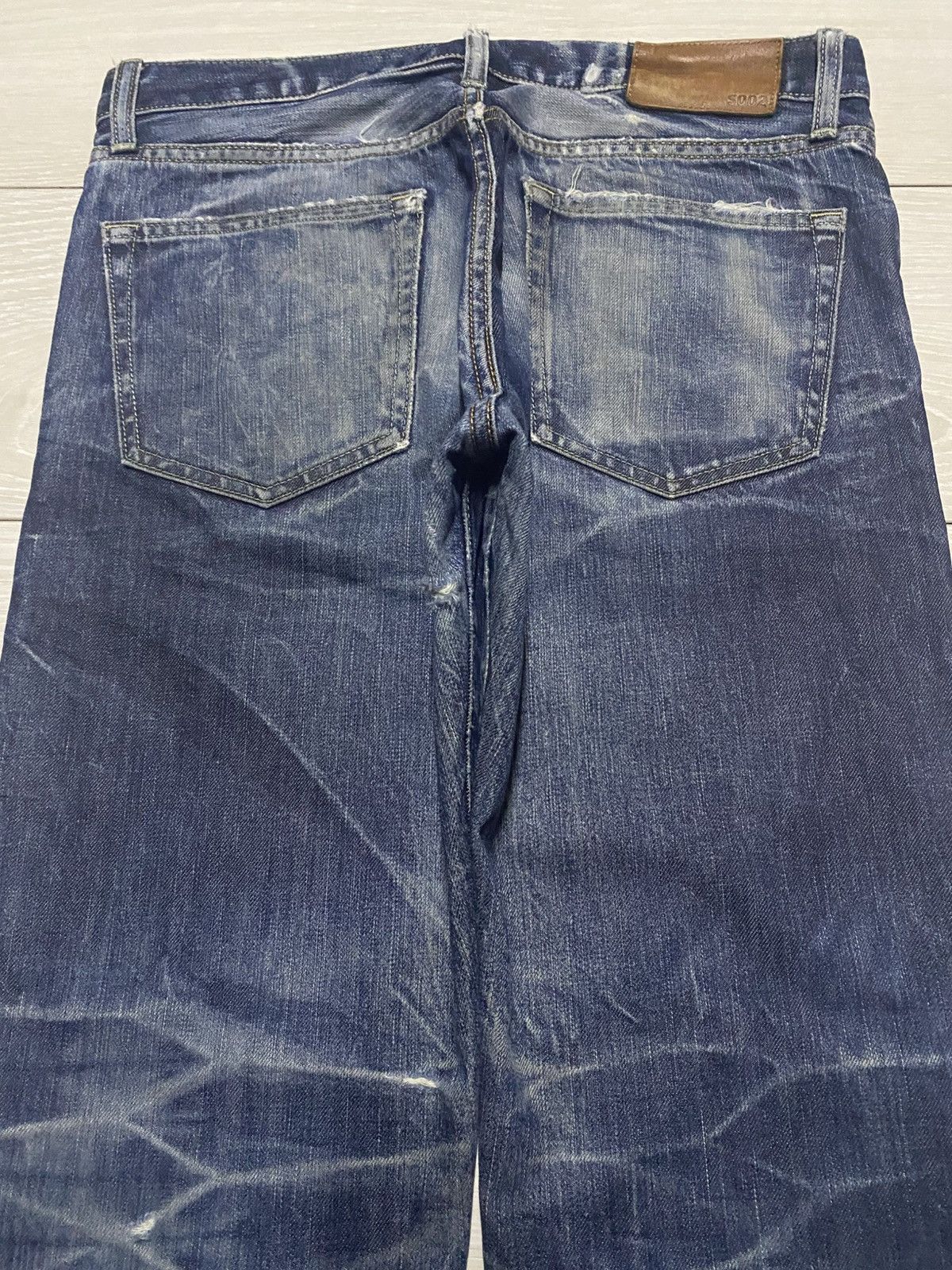 Undercover Vintage Japanese Brand Uniqlo S-002 Distressed Loose Jeans Size US 33 - 4 Thumbnail