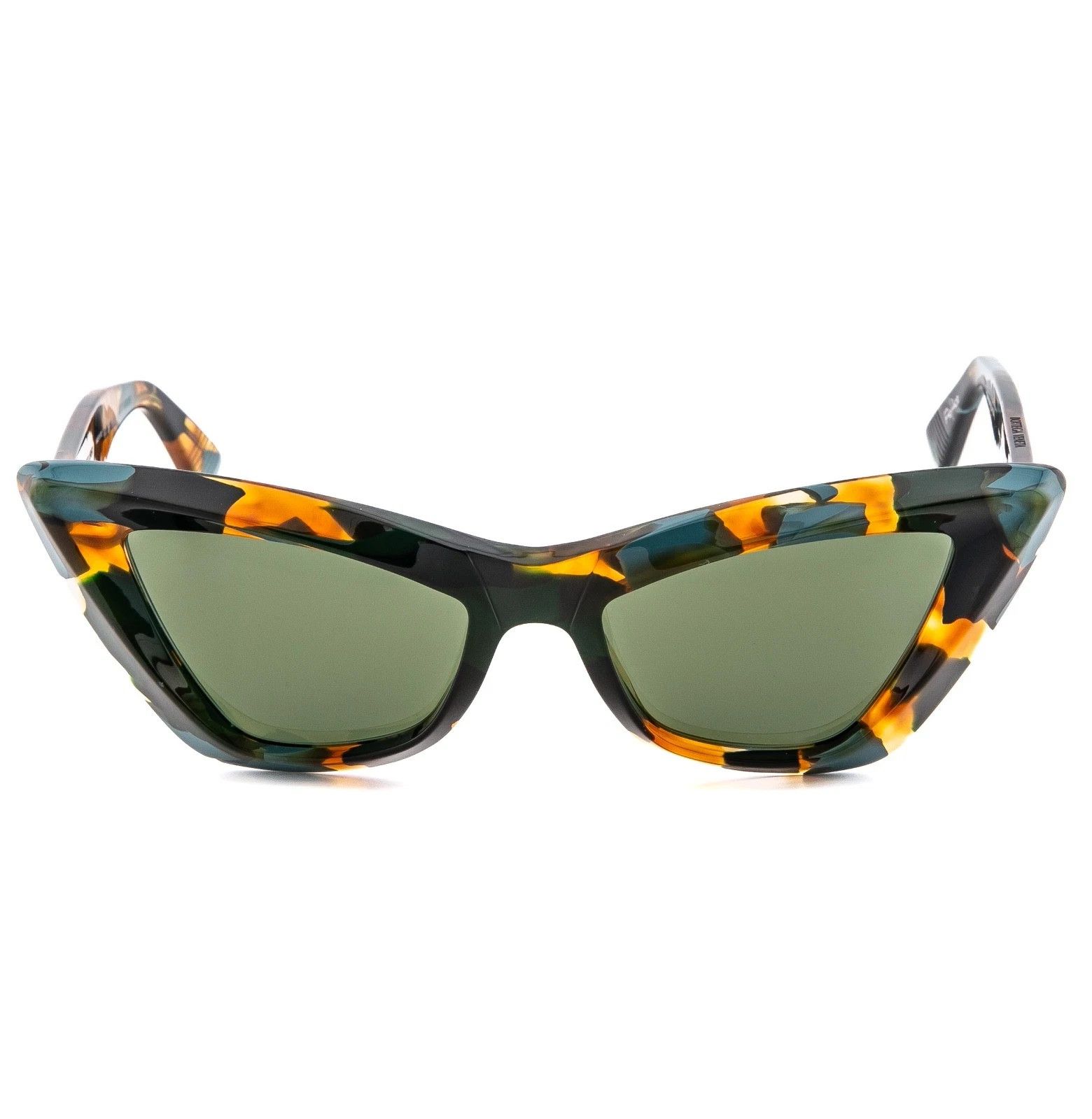 Bottega Veneta BOTTEGA VENETA 1391 ReAce BV1391S Green Ribbon Sunglass 001 Size ONE SIZE - 5 Thumbnail