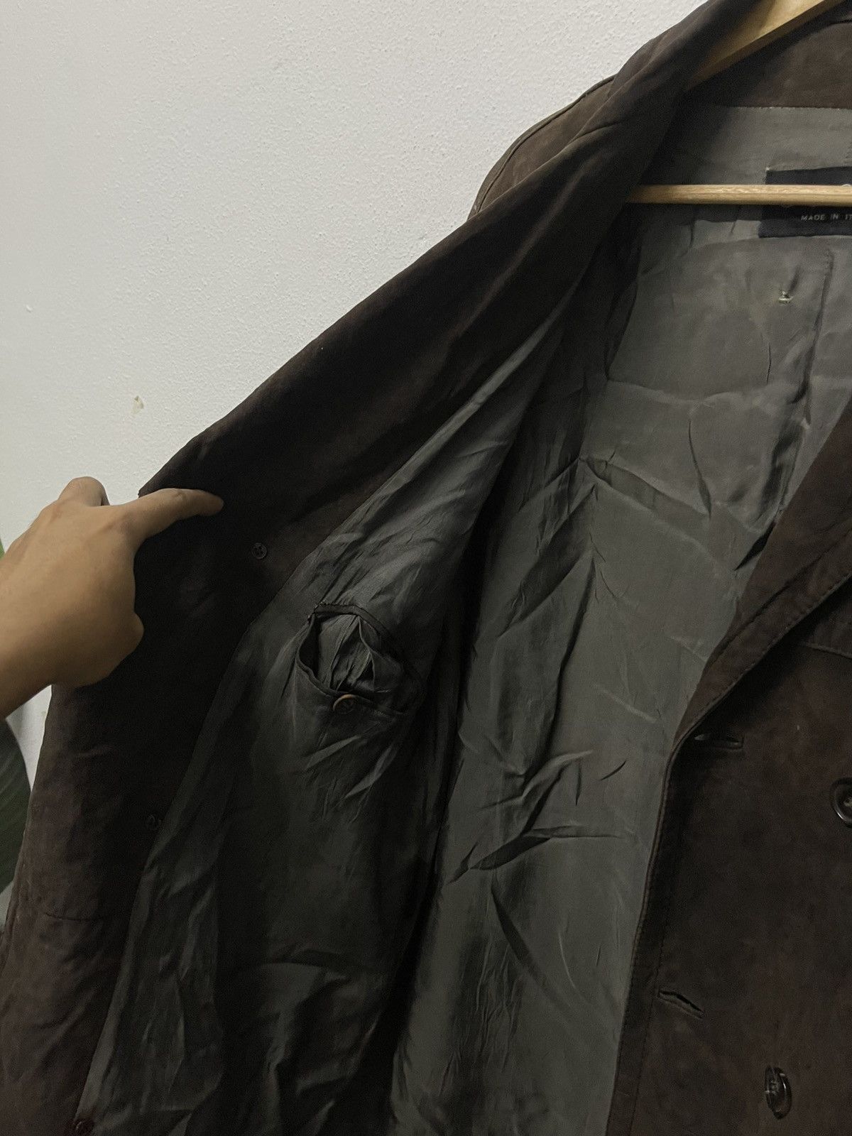 Gucci AW 1998 GUCCI BY TOMFORD SUEDE LEATHER COAT Size US L / EU 52-54 / 3 - 18 Thumbnail