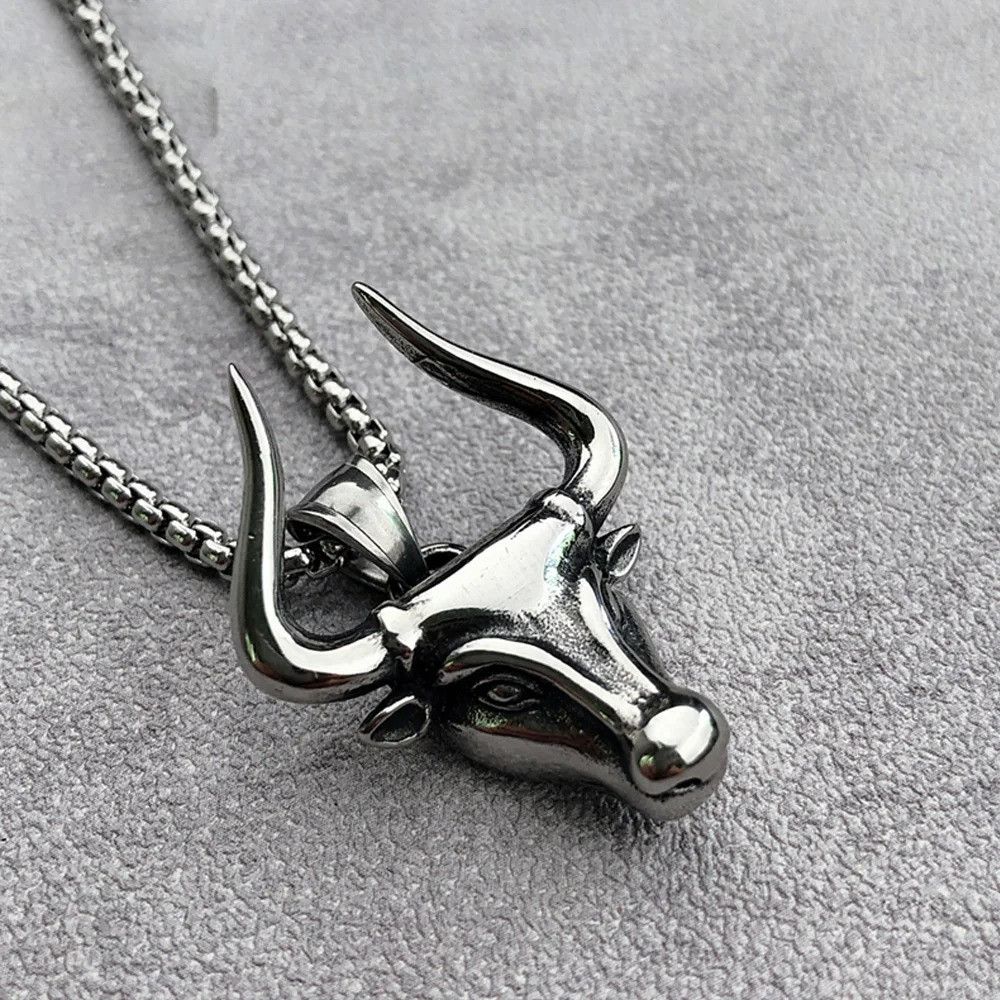 Other Bull Head Pendant Necklace Size ONE SIZE - 4 Thumbnail