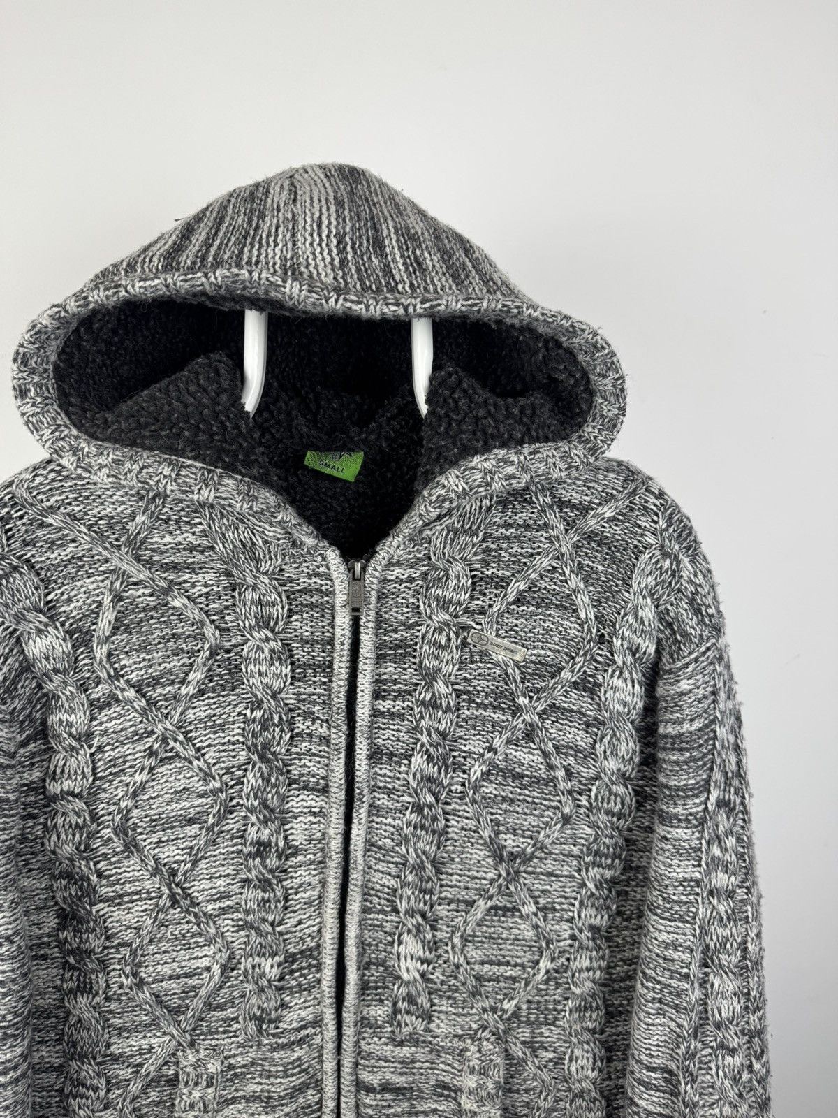 No Fear Vintage No Fear Knitted Sherpa Hoodie Size US S / EU 44-46 / 1 - 2 Thumbnail