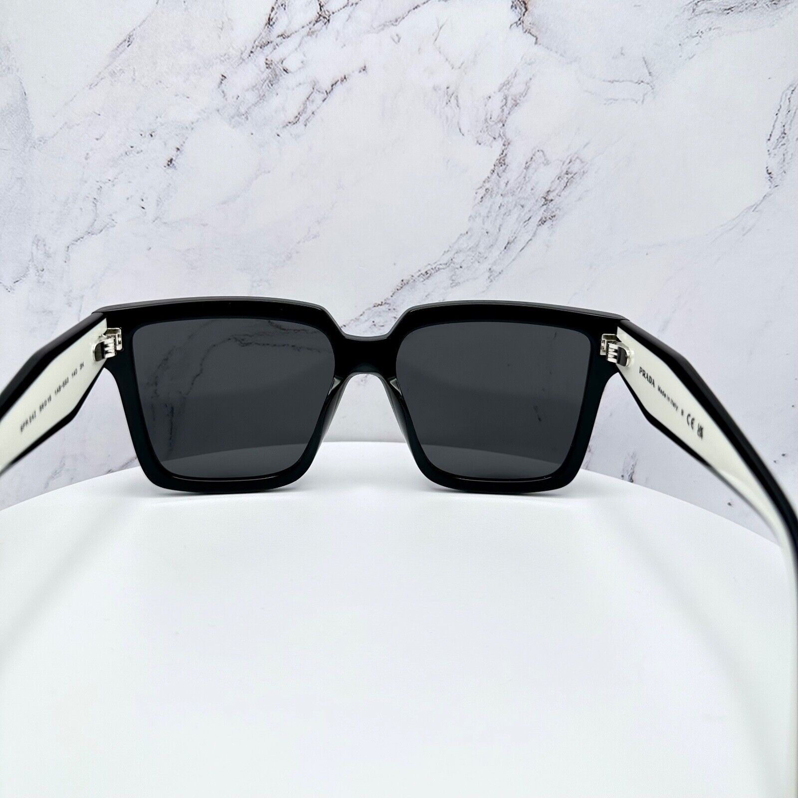 Prada New Prada Sunglasses Black White Symbole Logo Authentic Size ONE SIZE - 17 Thumbnail