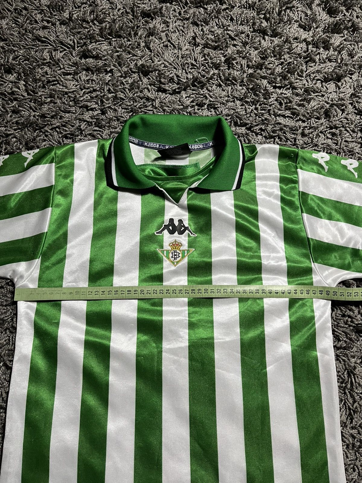 Kappa KAPPA REAL BETIS 1999/2000 HOME FOOTBALL JERSEY Size US XS / EU 42 / 0 - 11 Thumbnail