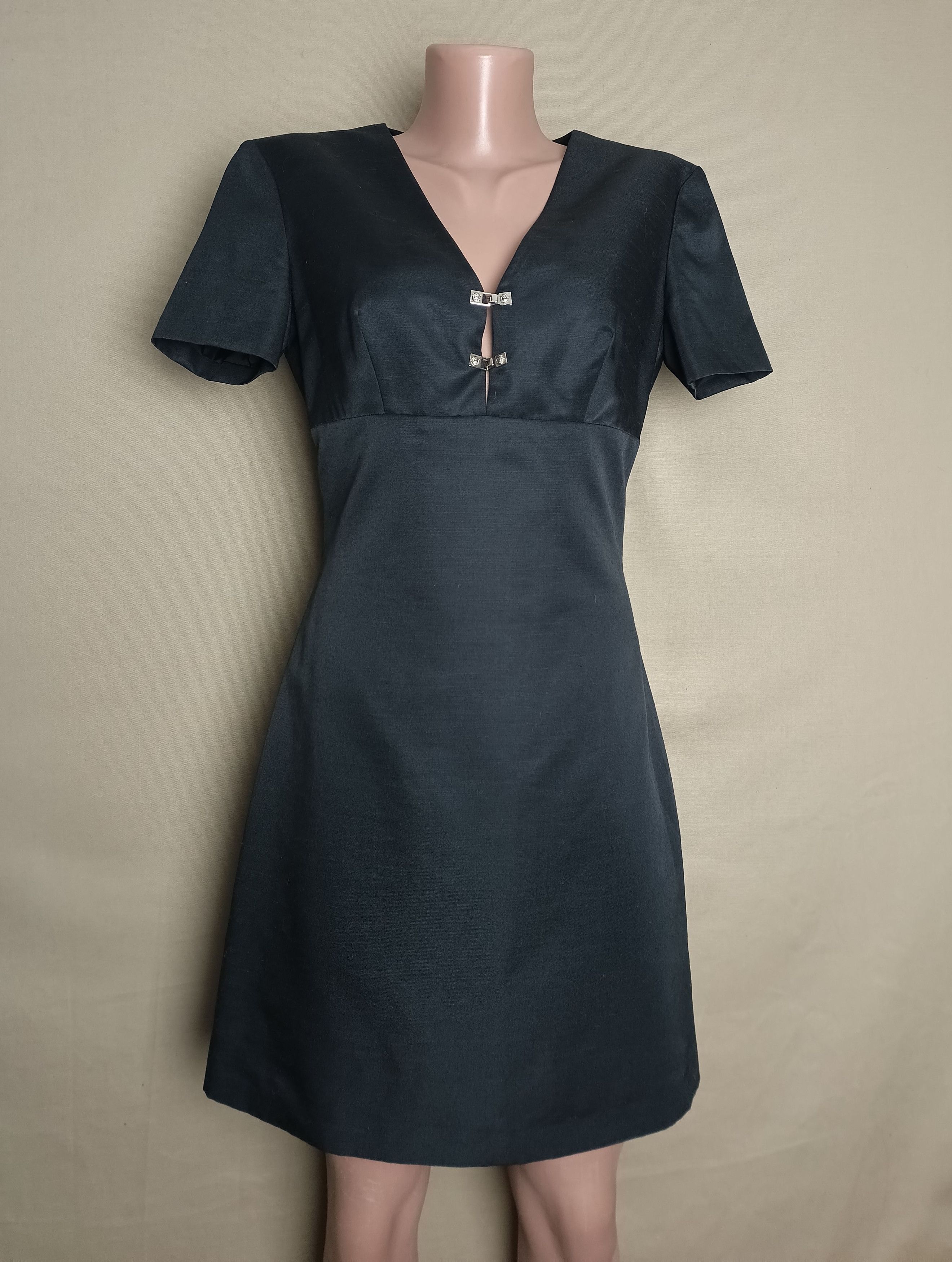 Versace × Versace Jeans Couture Versace Jeans Couture Black Medusa Logo Dress Size EU 42 Size M / US 6-8 / IT 42-44 - 1 Thumbnail