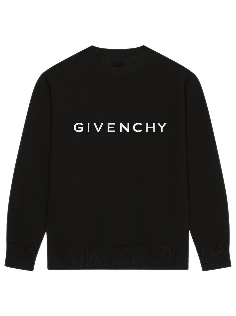 Givenchy o1srvl11e0725 Slim Fit Sweatshirt in Black Size US M / EU 48-50 / 2 - 1 Thumbnail