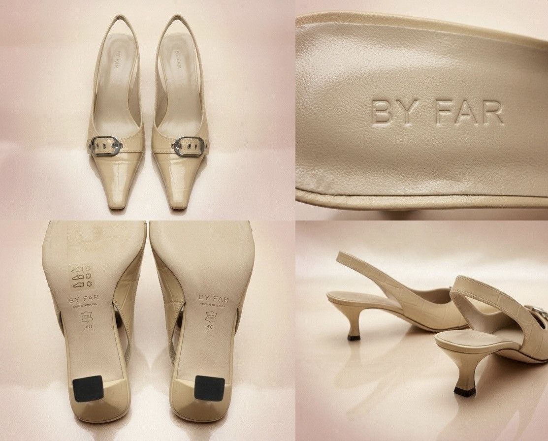 By Far Evita Kraft Maxi Croco and Nappa Leather - Size 40/US 10 Size US 10 / IT 40 - 3 Thumbnail