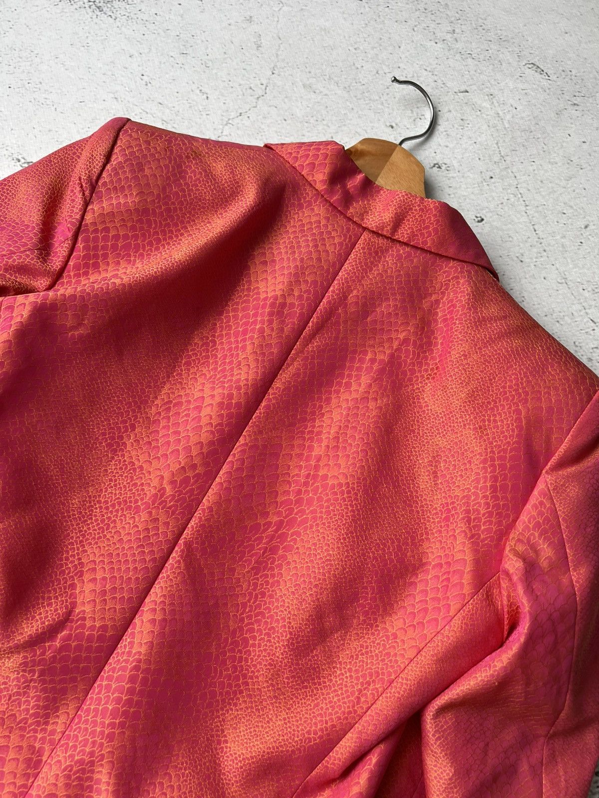 Versace Jeans Couture Vintage Versace Jeans Couture Blazer Pink Made in Italy Rare Size M / US 6-8 / IT 42-44 - 10 Thumbnail