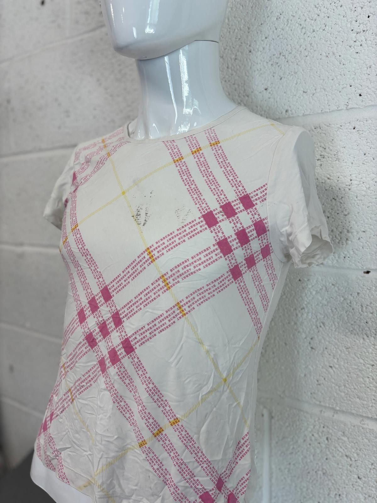Burberry Burberry London Short Sleeve T-Shirt Womens Size 8 Size S / US 4 / IT 40 - 2 Thumbnail