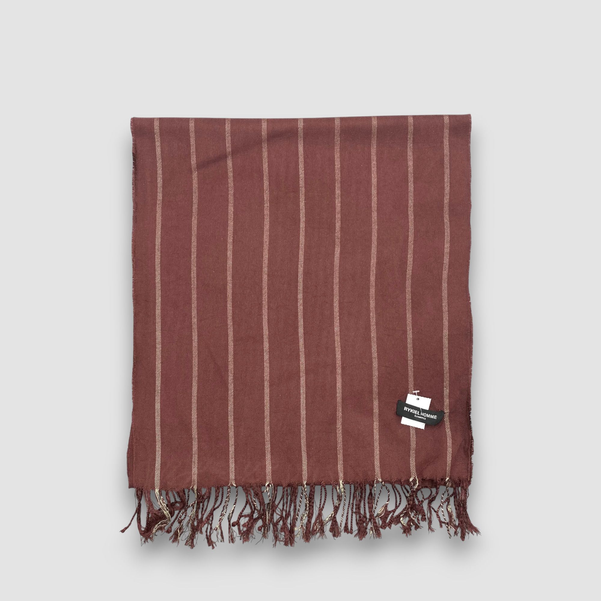 Japanese Brand Vintage Rykiel Homme Scarf Muffler Wool Winter Scarves Size ONE SIZE - 2 Thumbnail