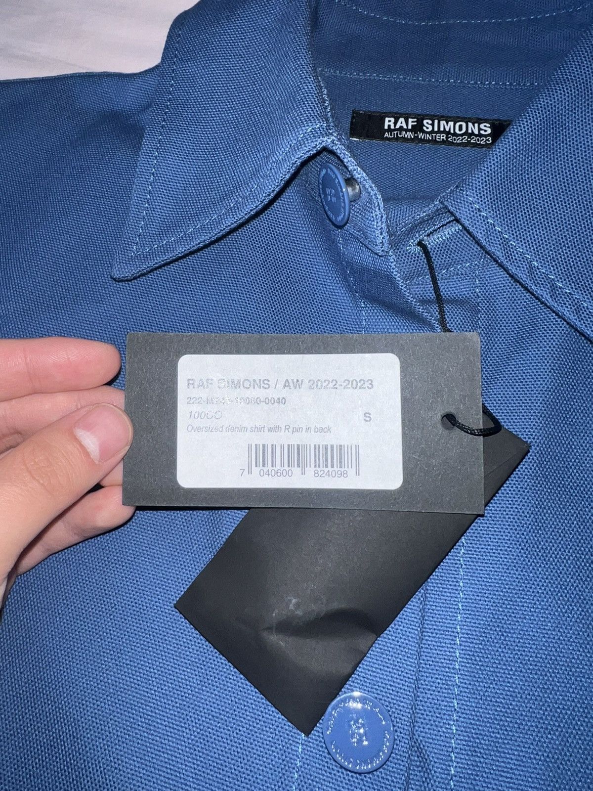 Raf Simons Raf Simons Leather Patch Overshirt Jacket Size US S / EU 44-46 / 1 - 6 Thumbnail