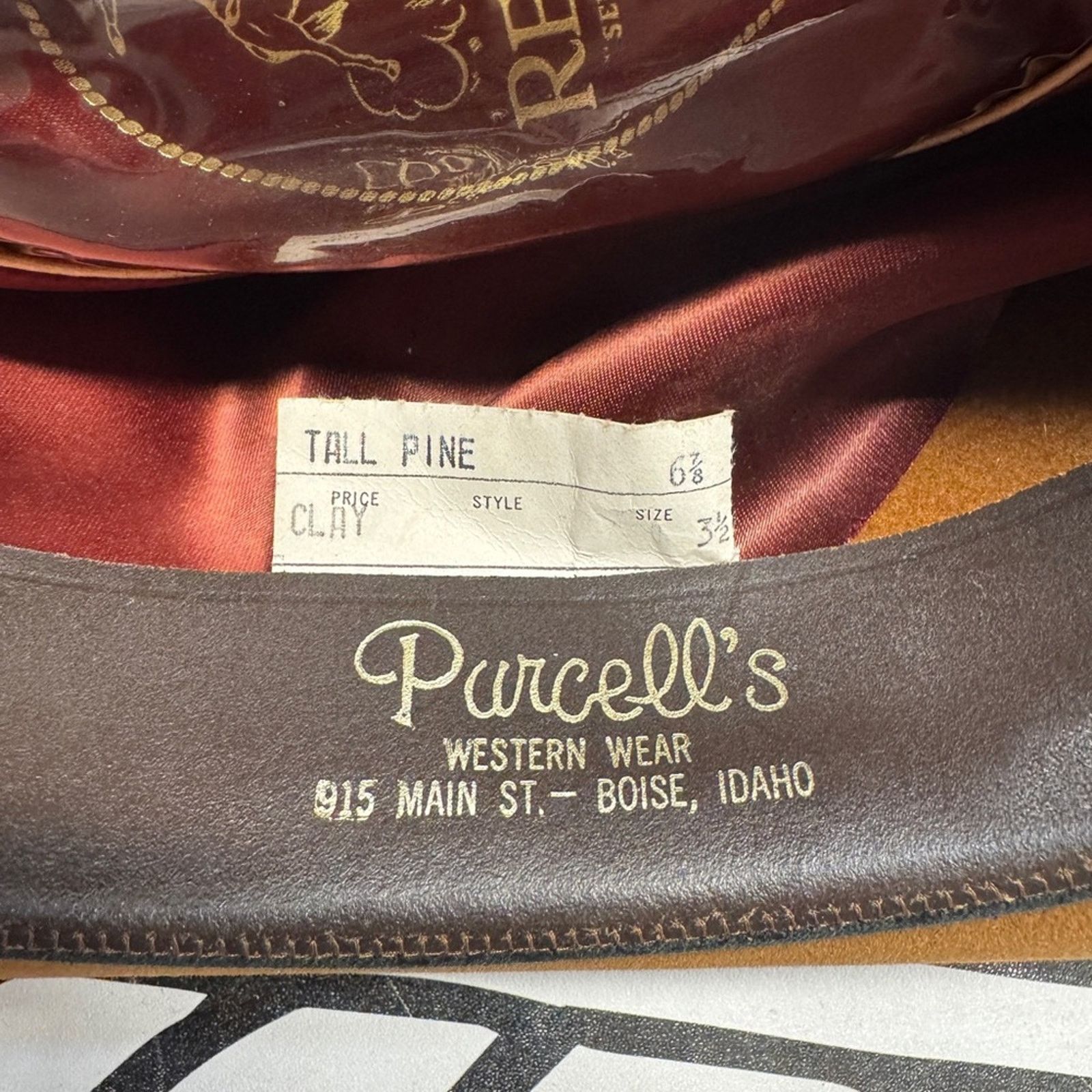 Other Men’s Resistol 3X Beaver Tall Pine Western Hat size 6 7/8 Size ONE SIZE - 6 Thumbnail