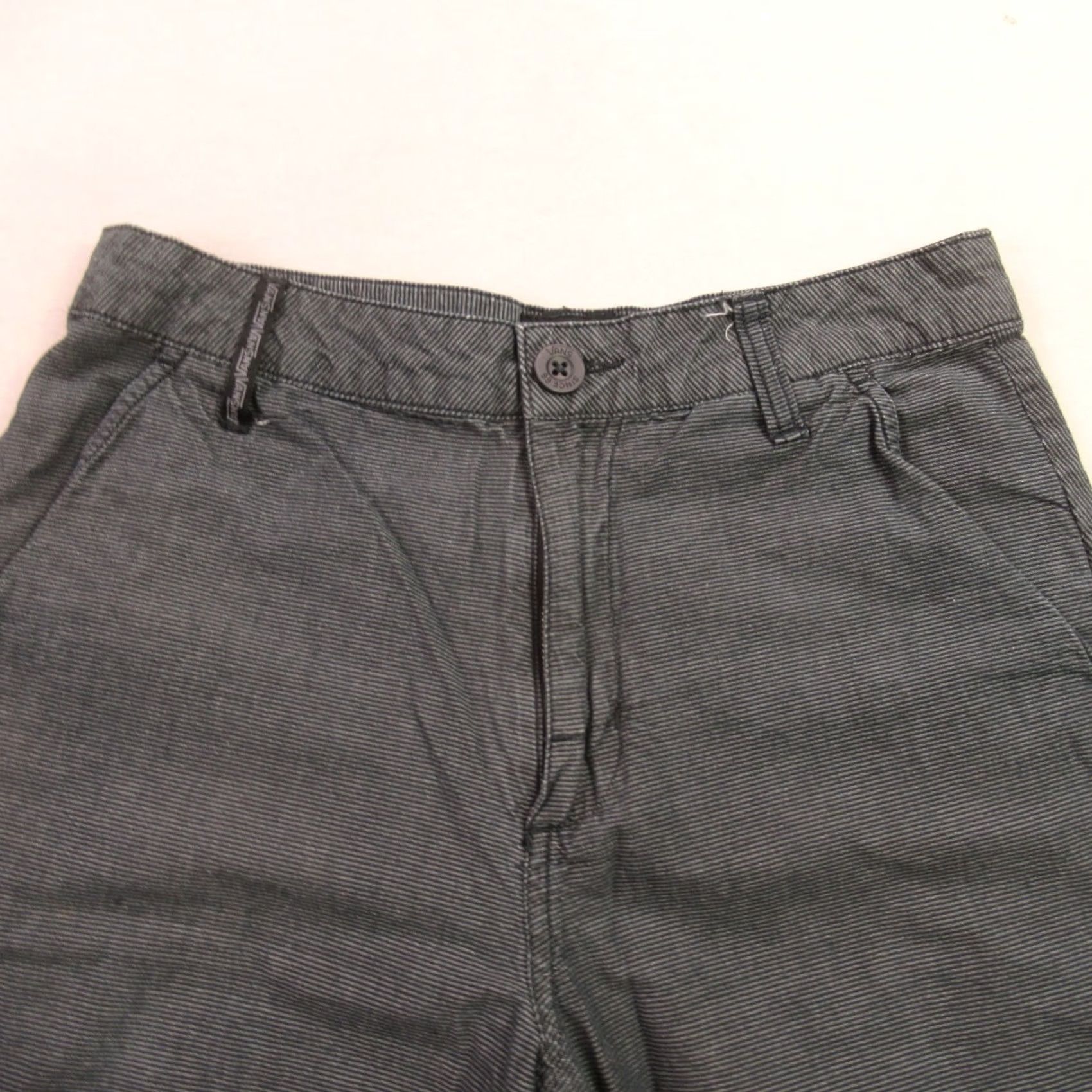 Vans Vans Men’s Chino Shorts | Size 28 | Gray Stripe Flat Front 10" Inseam Skate Casual Outdoor Size US 28 / EU 44 - 2 Thumbnail