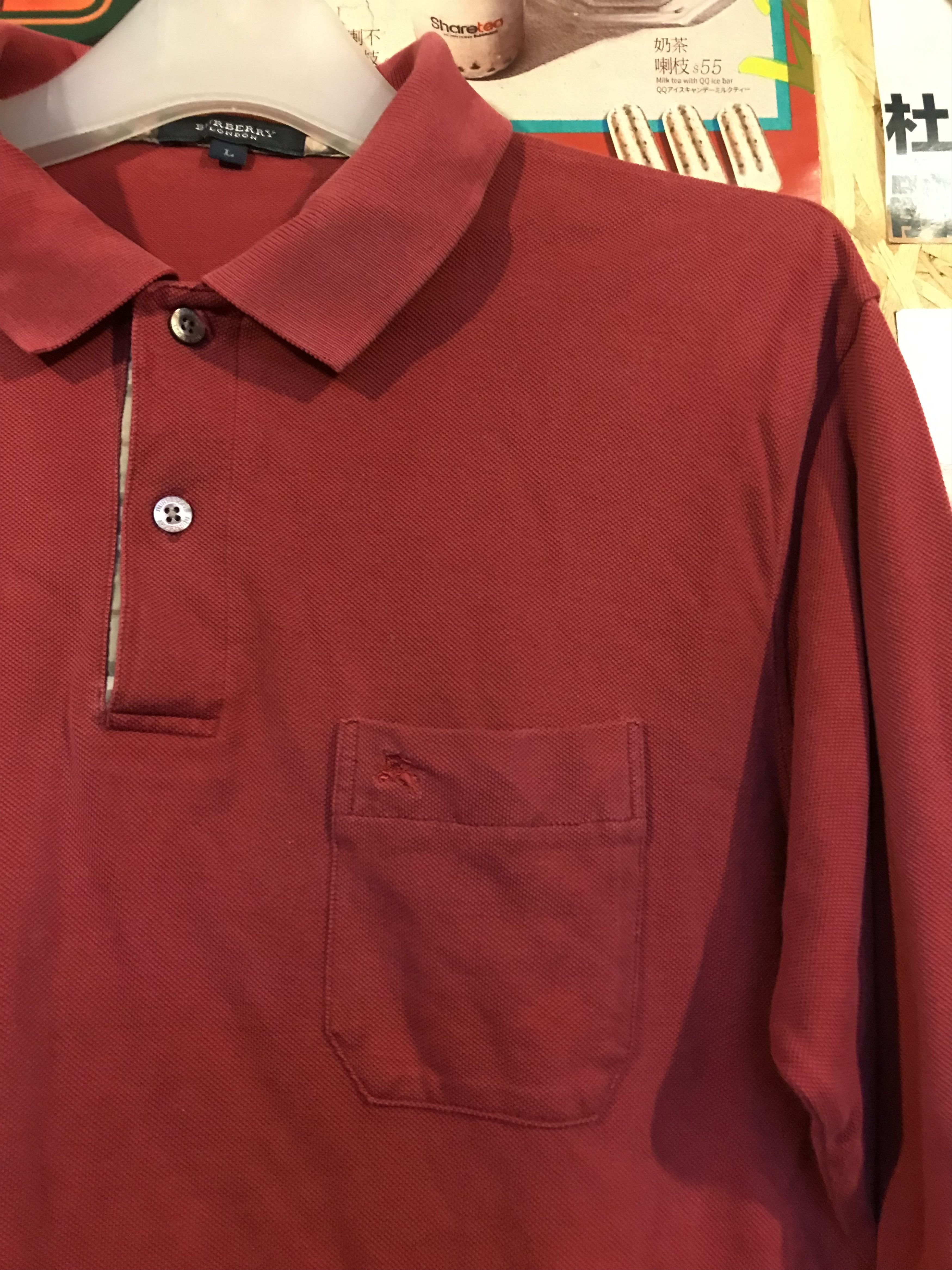 Burberry × Japanese Brand Burberry London Polo Shirt Size US M / EU 48-50 / 2 - 5 Thumbnail