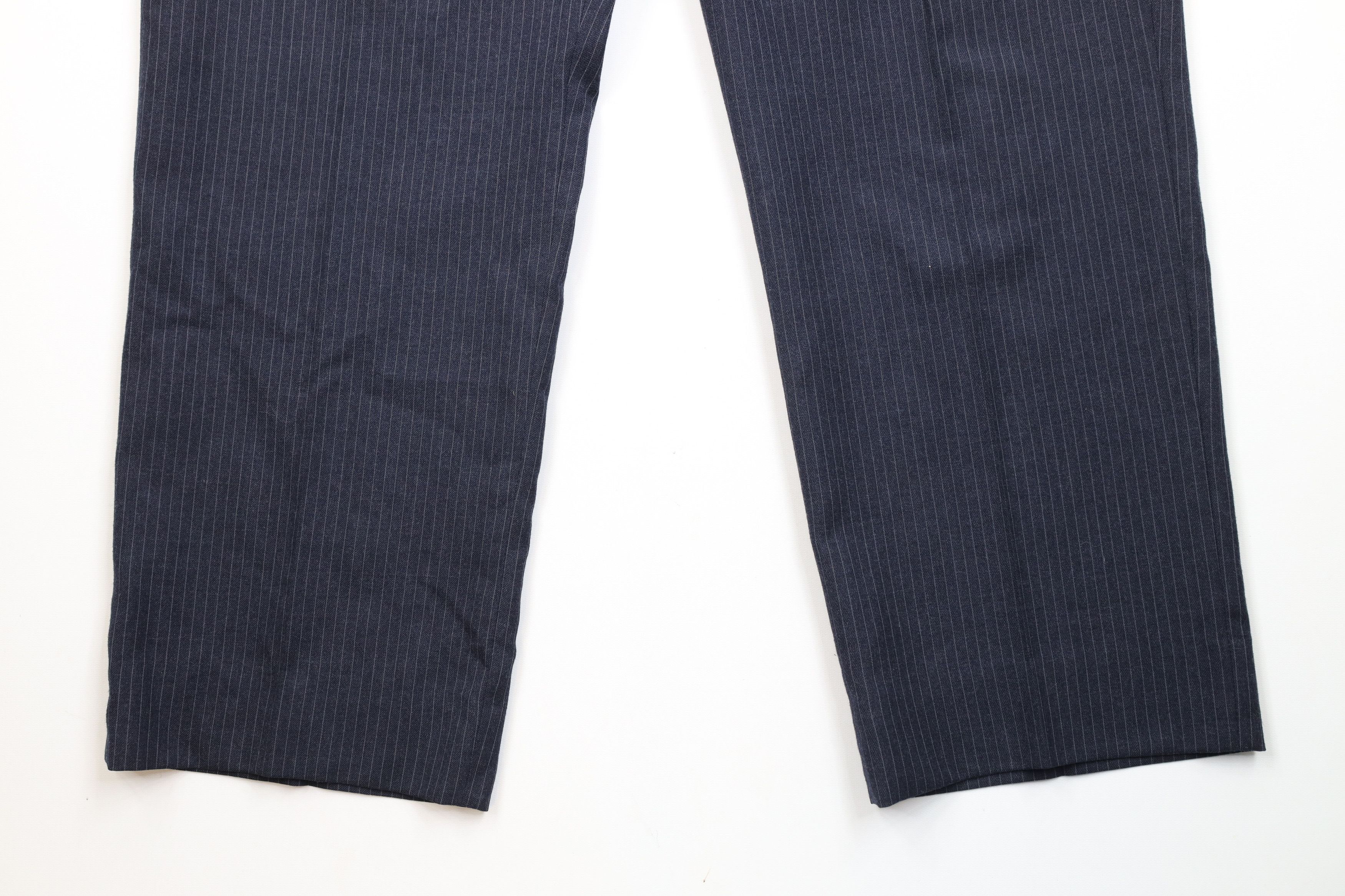Vintage Vintage 70s Streetwear Pinstriped Bell Bottoms Chino Pants Size US 40 / EU 56 - 4 Thumbnail
