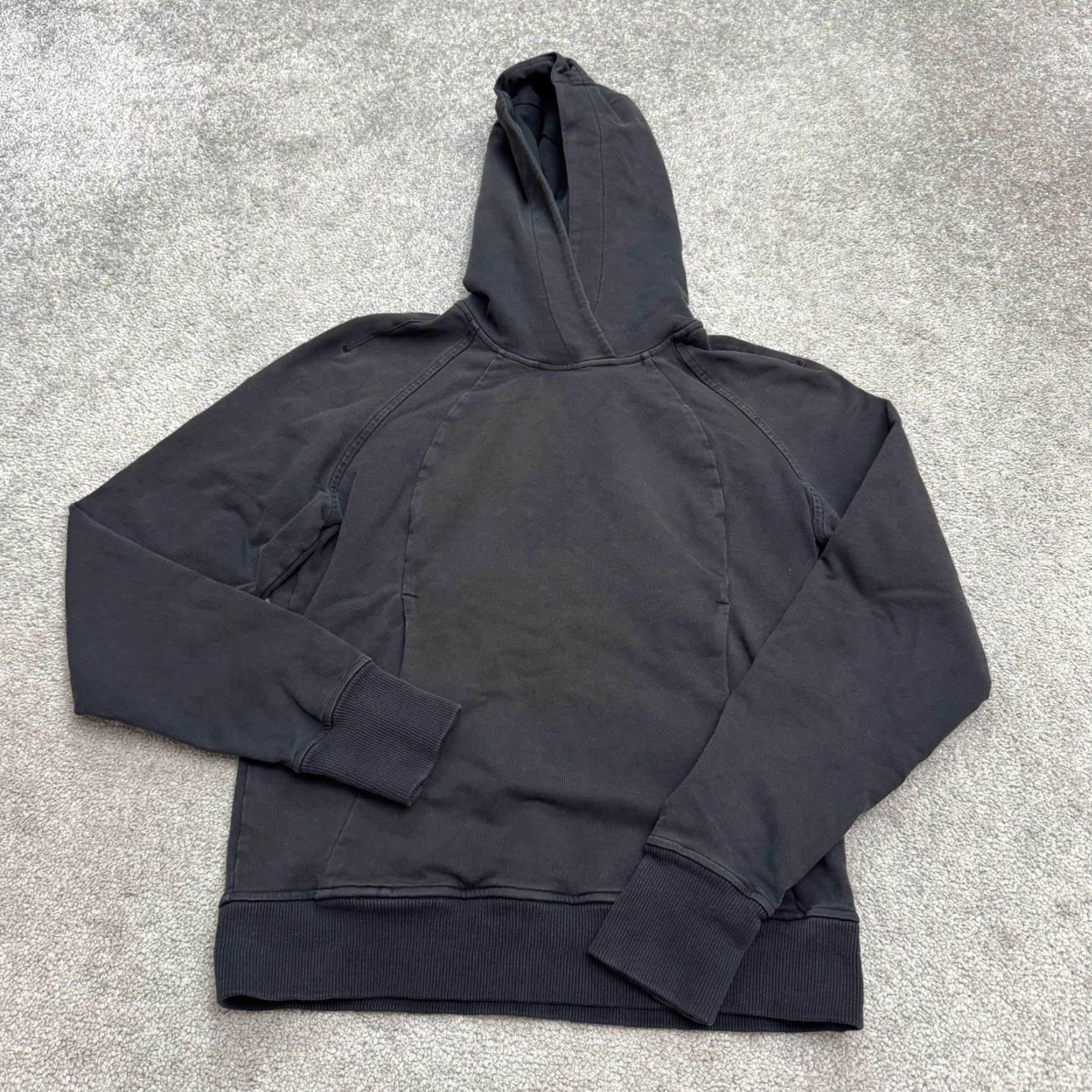 Lululemon Lululemon Scuba Pullover Hoodie Sweatshirt Womens 2 XXS Cotton Fleece Logo Black Raglan Sleeve PUllover Breathable Lightweight Hooded 2 Size XS / US 0-2 / IT 36-38 - 2 Thumbnail
