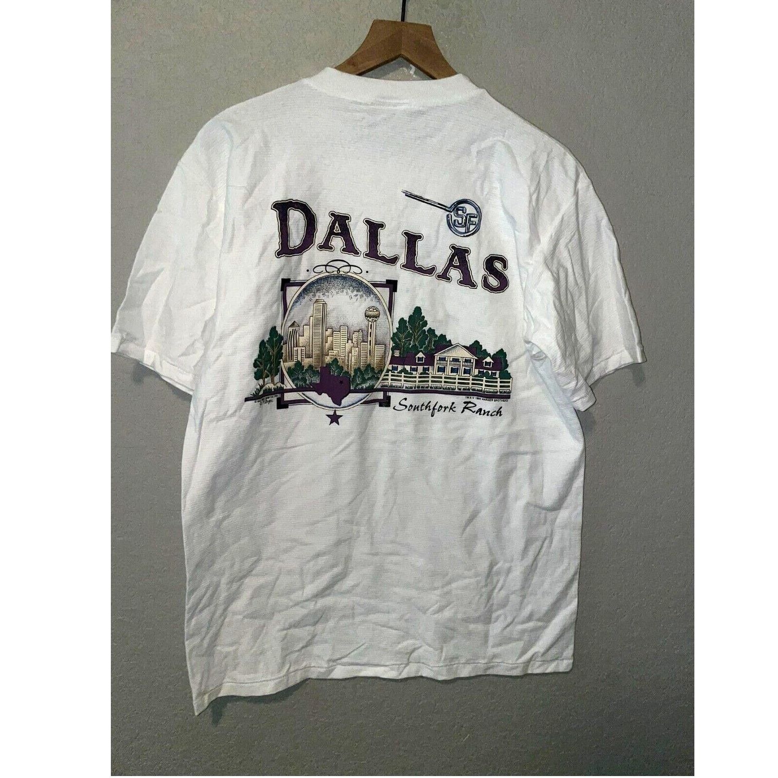 Vintage Vintage Dallas Southfork Ranch Yellowstone Misprint Tee Size US L / EU 52-54 / 3 - 7 Thumbnail