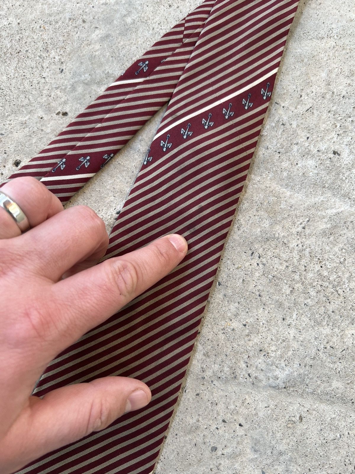 Gucci Vintage Gucci Silk Tie Size ONE SIZE - 2 Thumbnail