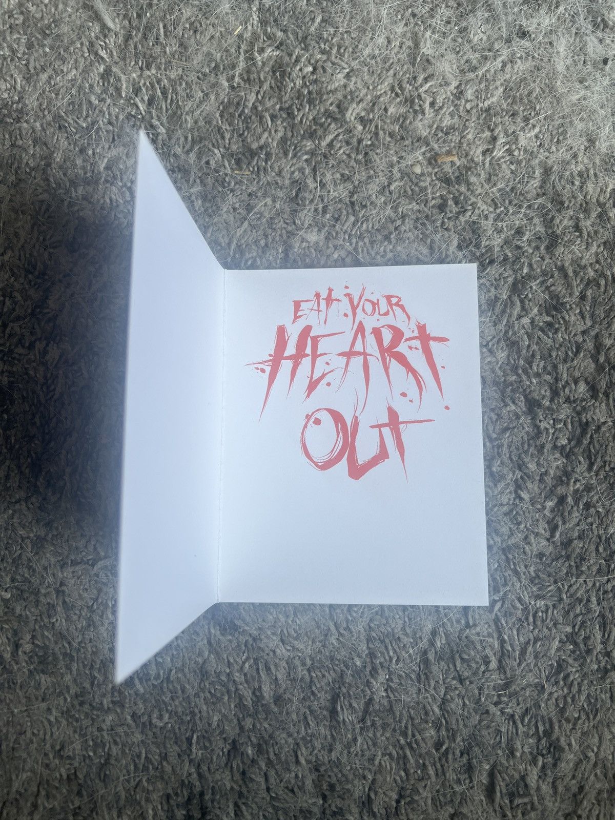 Any Means Necessary Any Means Necessary Eat Your Heart Out Valentine’s Day Card Size ONE SIZE - 2 Thumbnail