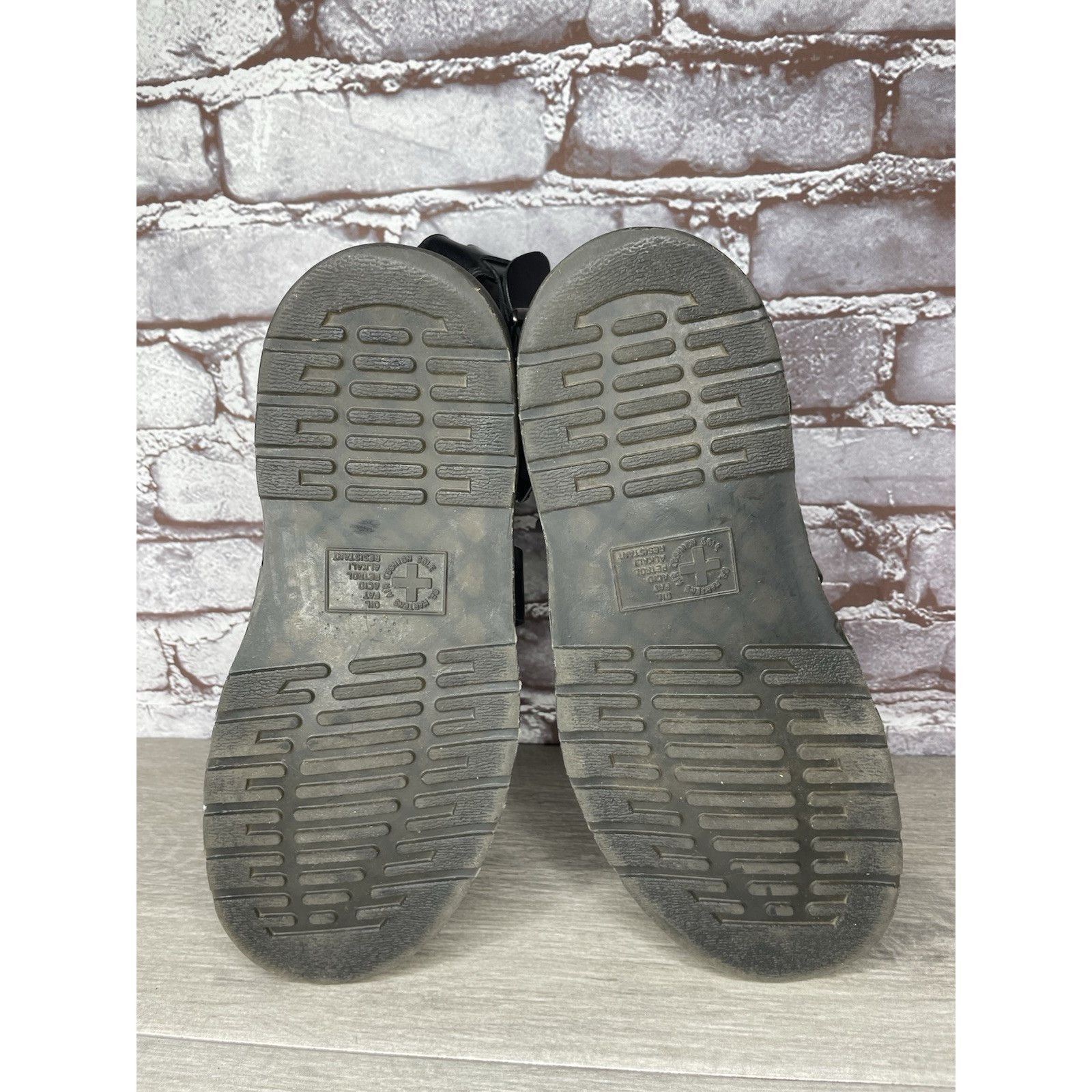 Dr. Martens Dr. Martens Geraldo Black Leather Strap Gladiator Wedge Sand Size US 9 / EU 42 - 5 Thumbnail