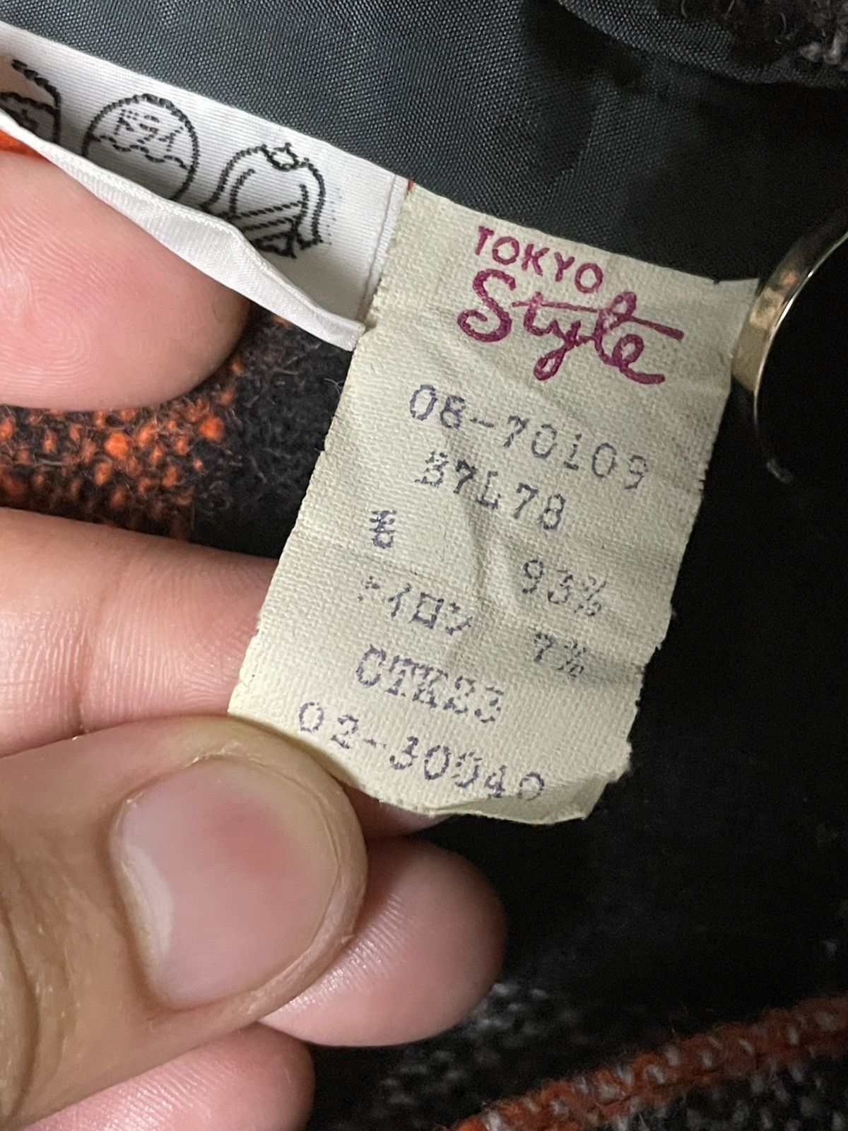 Japanese Brand Tokyo Style Wool Double Breasted Coat (51) Size US XXS / EU 40 - 8 Thumbnail