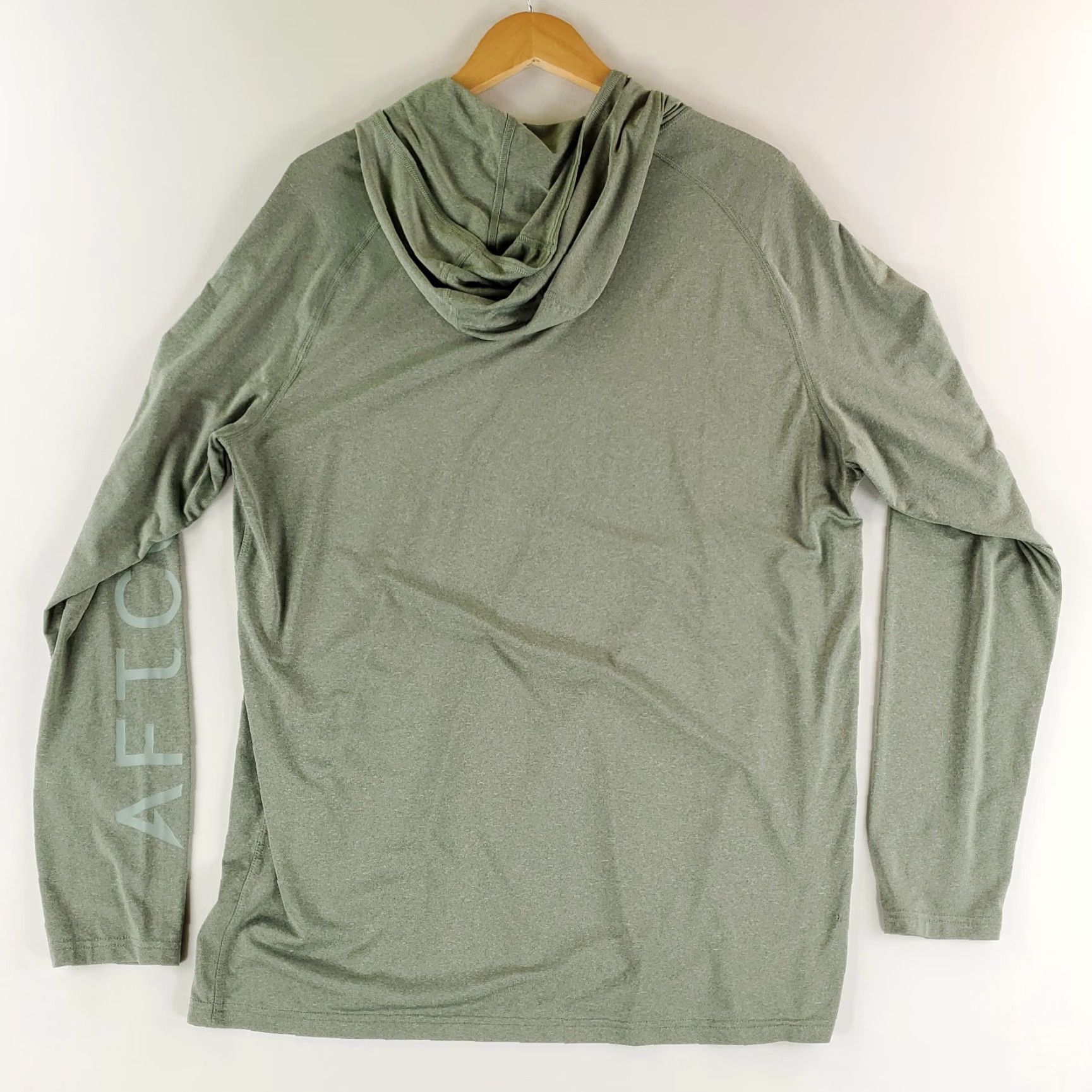Vintage AFTCO Hoodie Pullover Mens L Gray Lightweight Hooded Shirt? Size US L / EU 52-54 / 3 - 6 Thumbnail