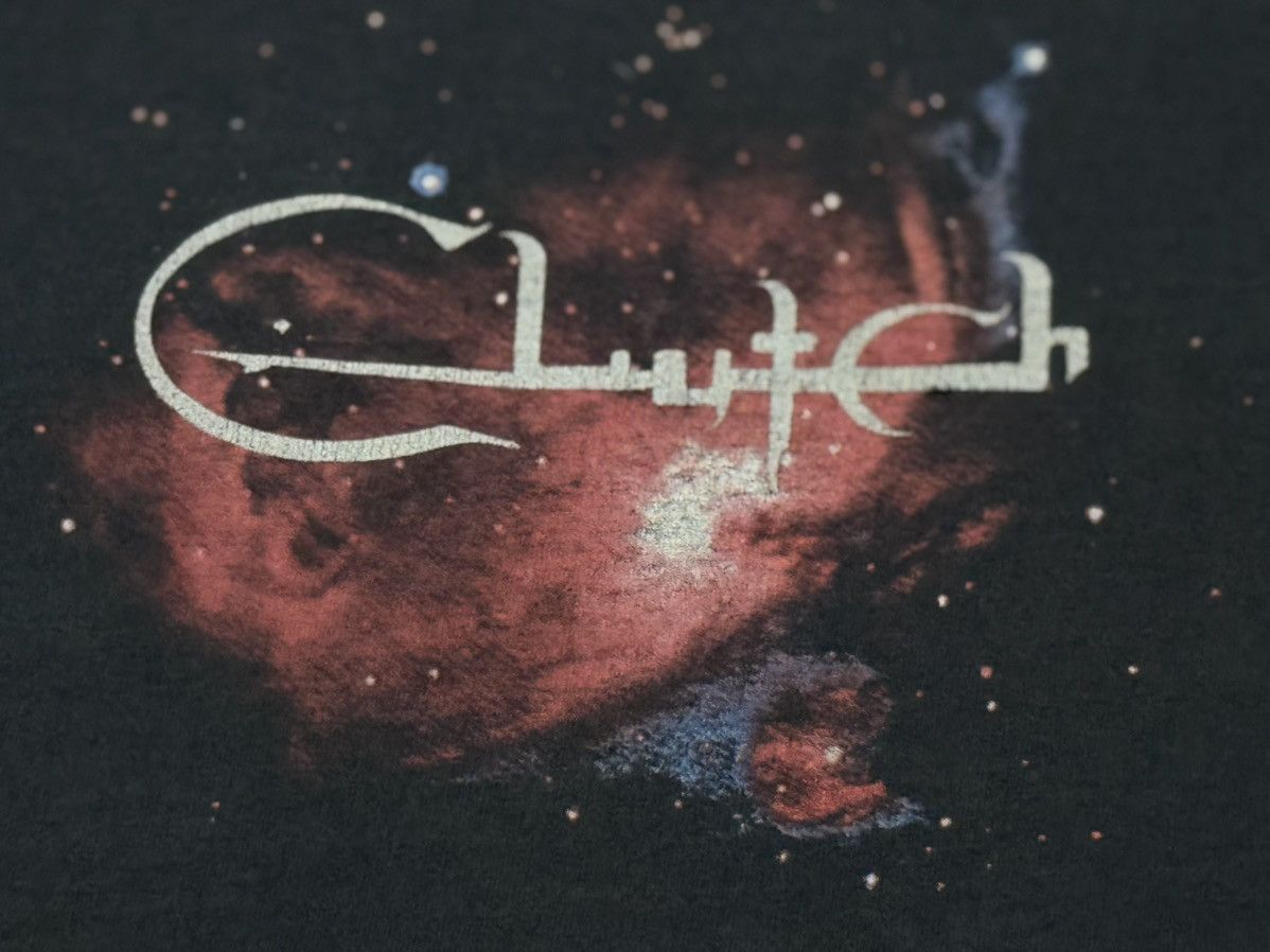 Band Tees Vintage 90s Clutch 1995 Spaceghost T Shirt Size US XL / EU 56 / 4 - 5 Thumbnail