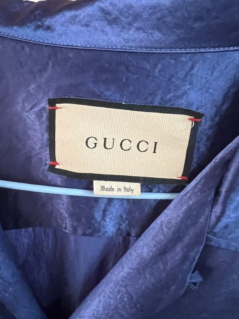 Gucci Gucci Mulberry silk short sleeves 2504-Nextarrow Size US L / EU 52-54 / 3 - 3 Thumbnail
