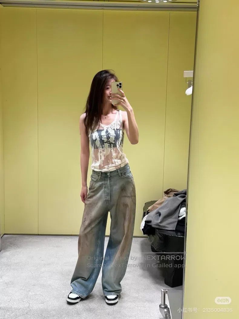 Acne Studios Acne Studios Penicillin Vintage Mud-Dyed Wide Leg Dirty Je Size 40" / US 18 - 9 Thumbnail