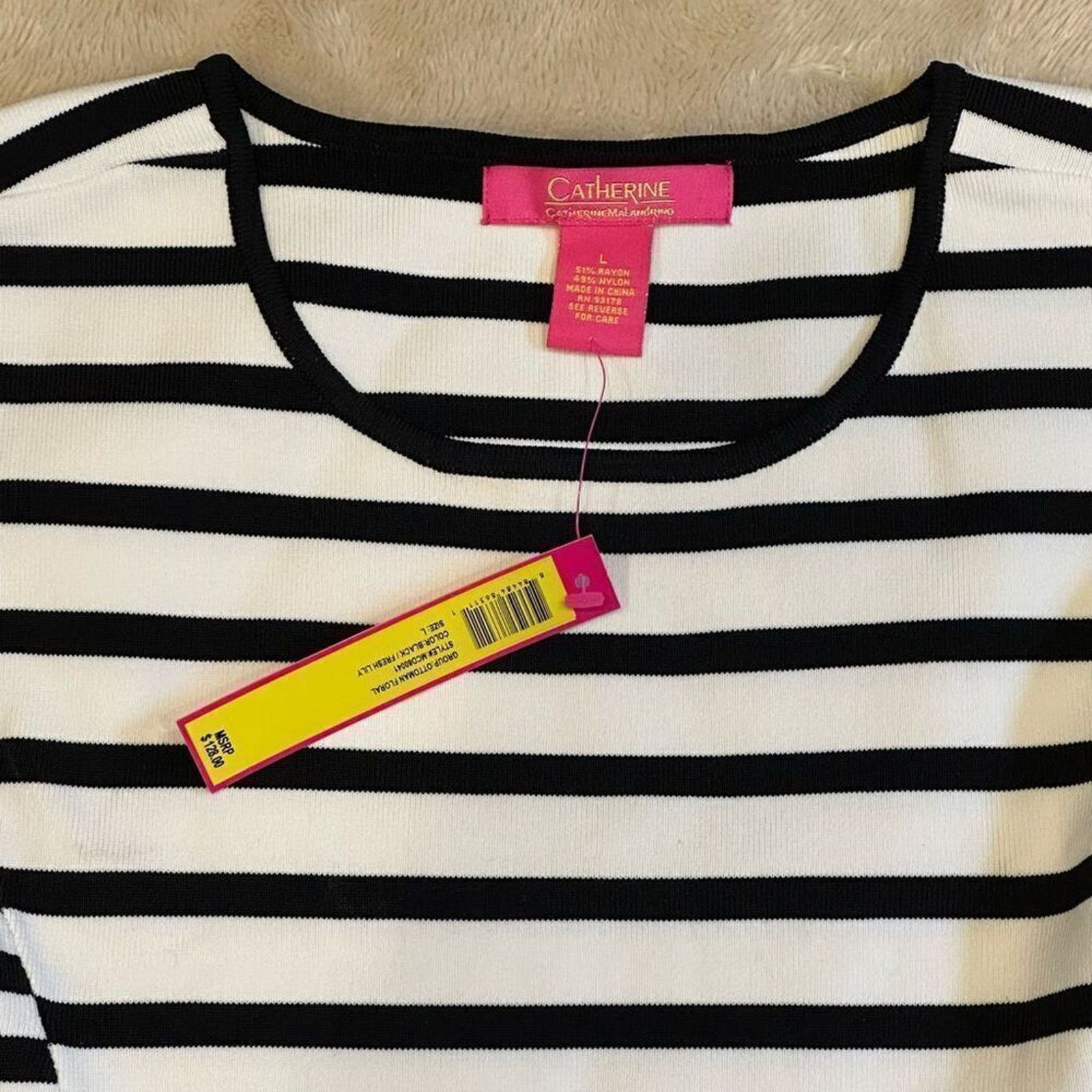 Other Catherine Striped A-Line Knit Tank Dress | Sz L, NWT Size L / US 10 / IT 46 - 3 Thumbnail