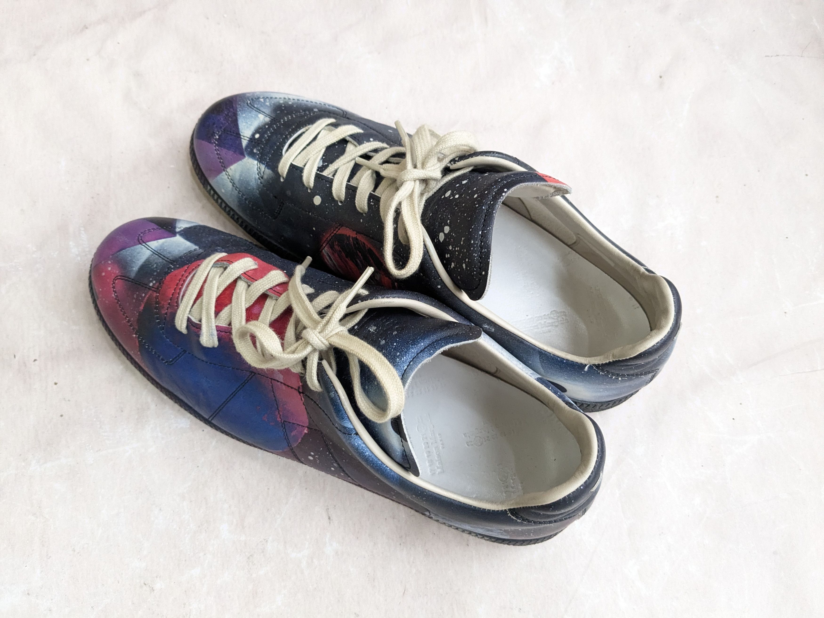 Maison Margiela Maison Margiela Replica GAT Galaxy 12 45 Low Tops Size US 12 / EU 45 - 16 Thumbnail