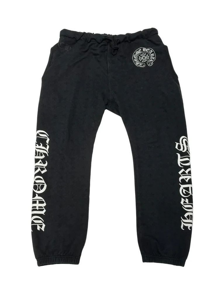 Chrome Hearts Chrome Hearts Plus Cross All Over Print Sweatpants Black Size US 36 / EU 52 - 1 Thumbnail