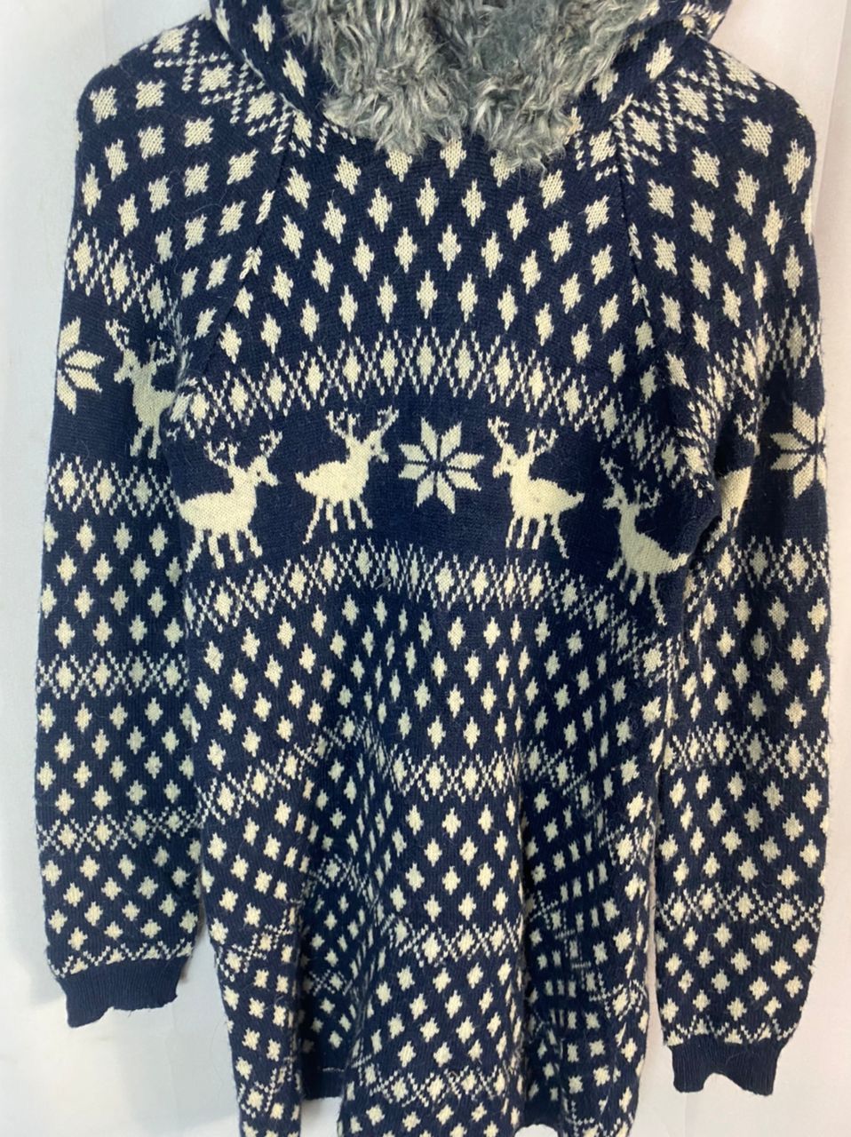 Zara Zara knitwear fur hoodie shirt Size S / US 4 / IT 40 - 3 Thumbnail