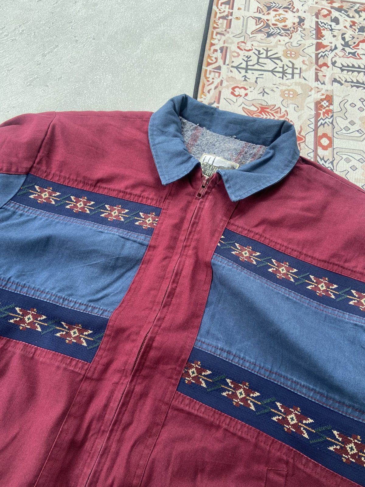Vintage Aztec 90's Detroit Linen by Express Riders USA Size US L / EU 52-54 / 3 - 7 Thumbnail