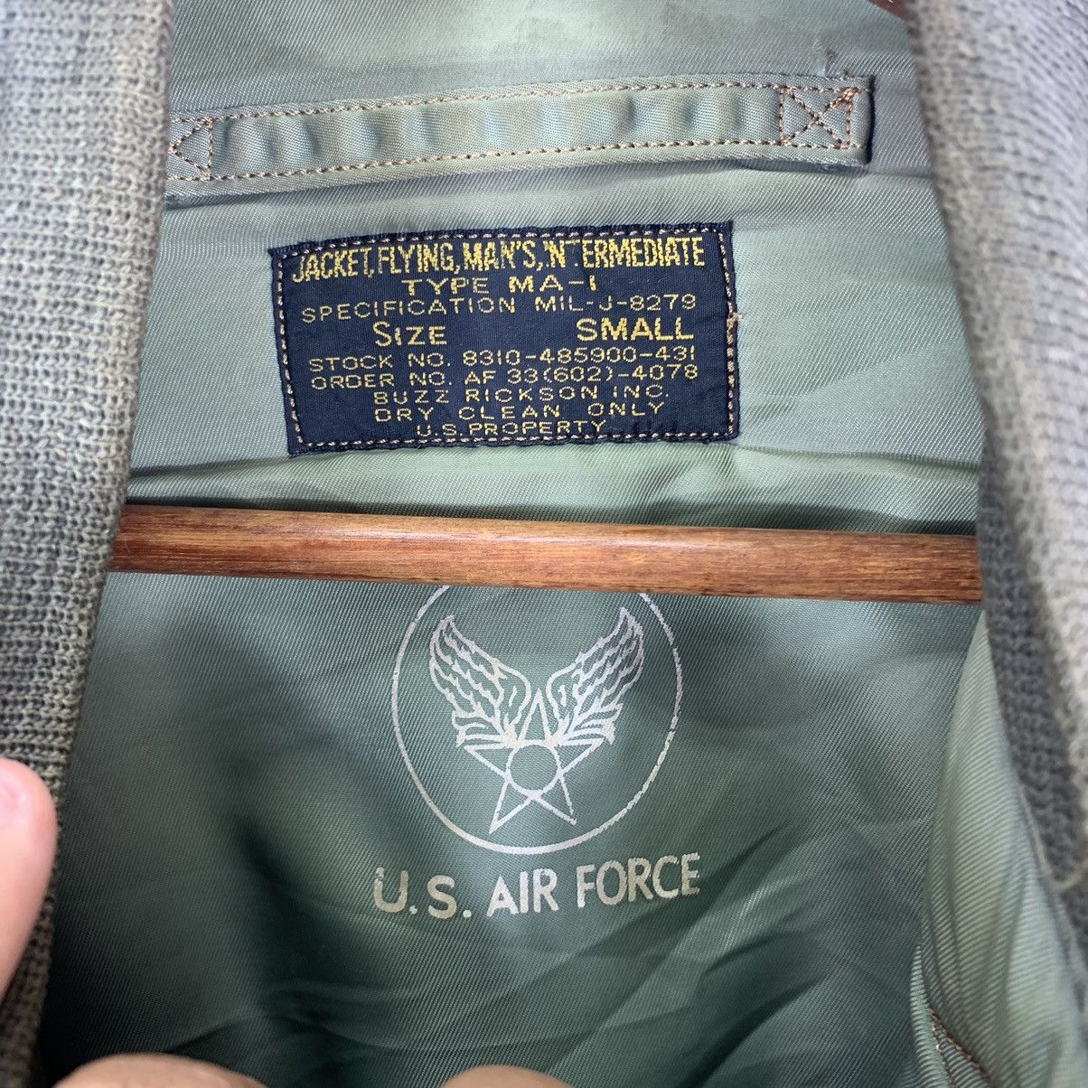 Buzz Rickson's × Toyo Enterprises Vintage Buzz Rickson MA-1 Flight Bomber Jacket Size US S / EU 44-46 / 1 - 14 Thumbnail