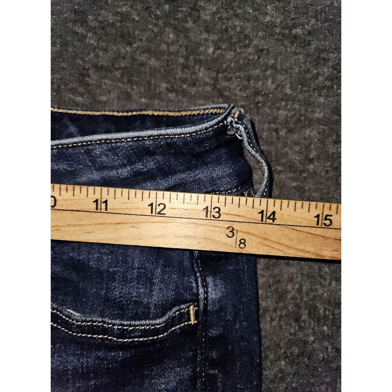 American Eagle Outfitters VINTAGE American Eagle Hight Rise Jeggins Women's 4 Blue Next Level Stretch Preppy City Size 27" / US 4 / IT 40 - 5 Thumbnail