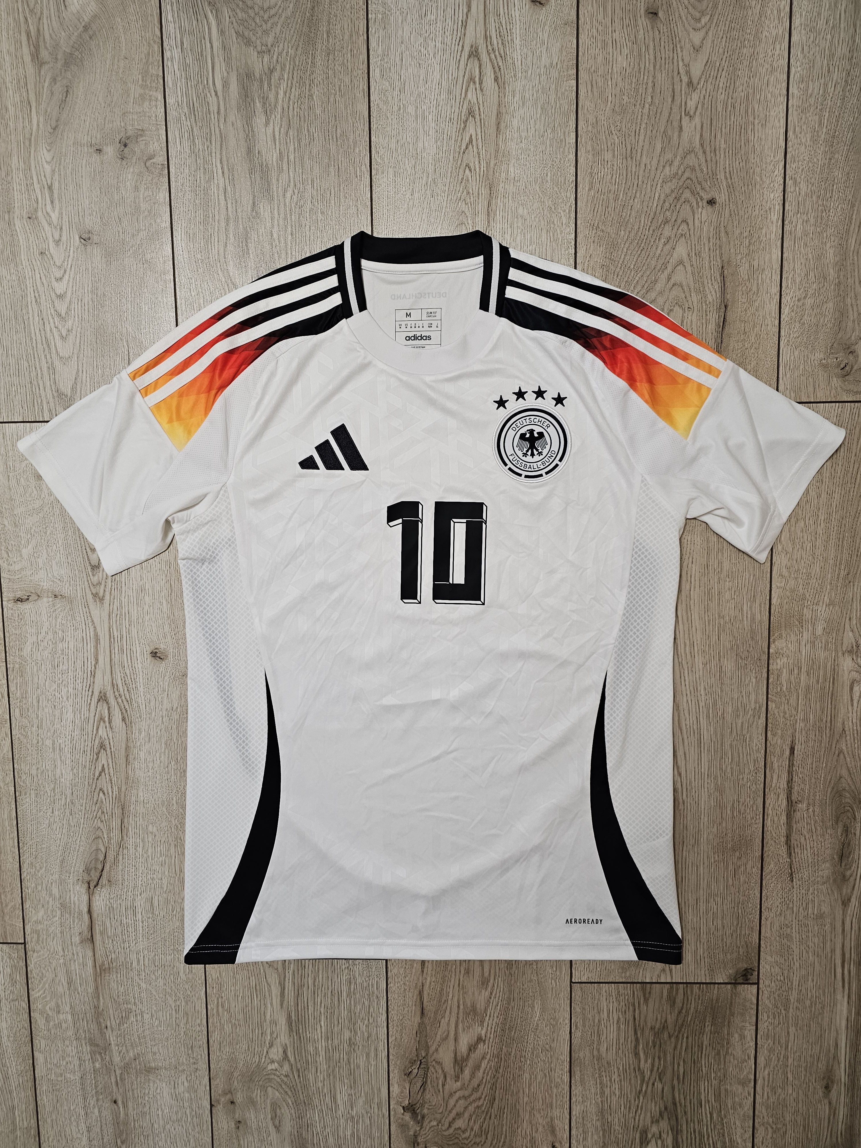 Adidas GERMANY 2024 HOME EURO MUSIALA FOOTBALL SHIRT SOCCER JERSEY Size US M / EU 48-50 / 2 - 2 Thumbnail