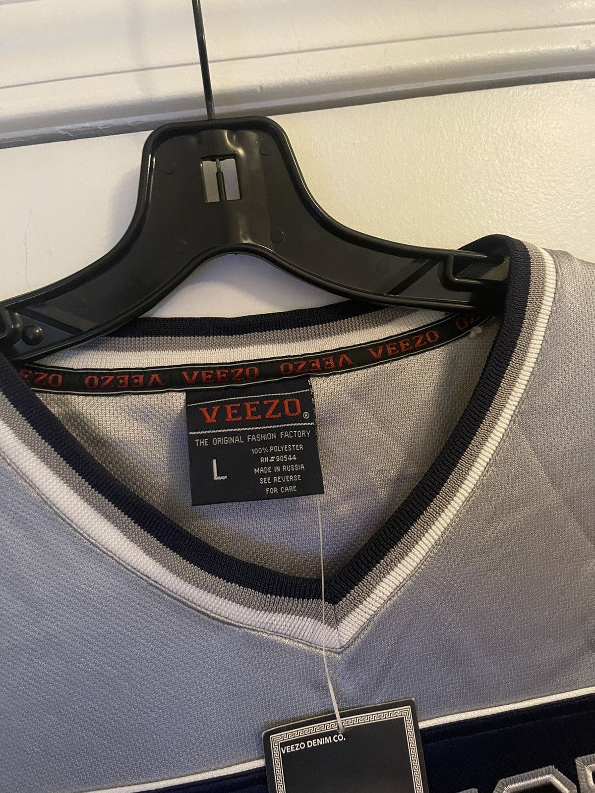 Other VTG Veezo Shirt Men's L New York 03 All Star League Jersey Size US L / EU 52-54 / 3 - 3 Thumbnail
