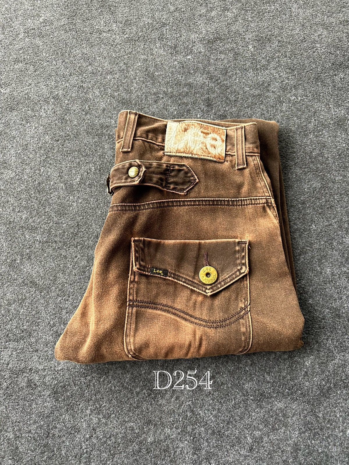Beauty Beast × If Six Was Nine × Lee Vintage Lee Wide Leg Tapered Nice Faded Colour D254 Size US 32 / EU 48 - 20 Thumbnail