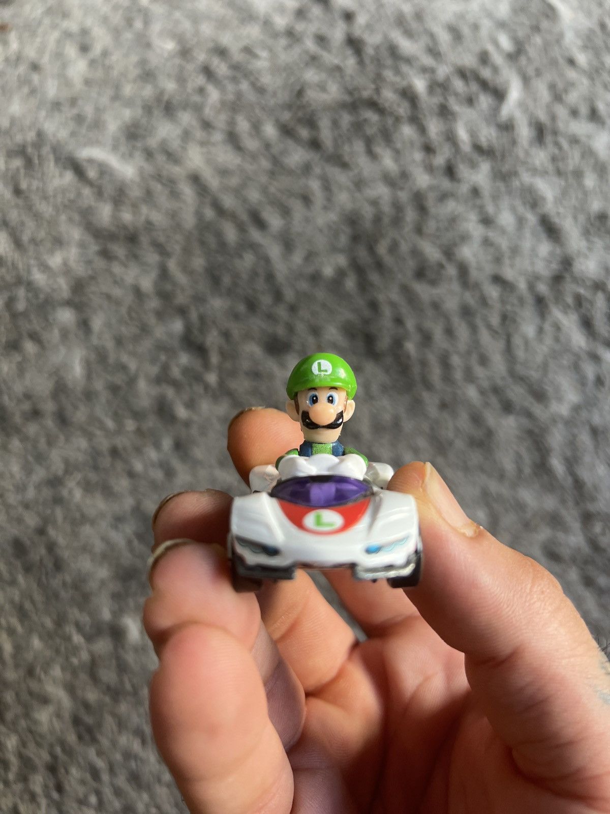 Nintendo 2019 Mattel Nintendo Hot Wheels Mario Kart Luigi P-Wing Size ONE SIZE - 5 Thumbnail