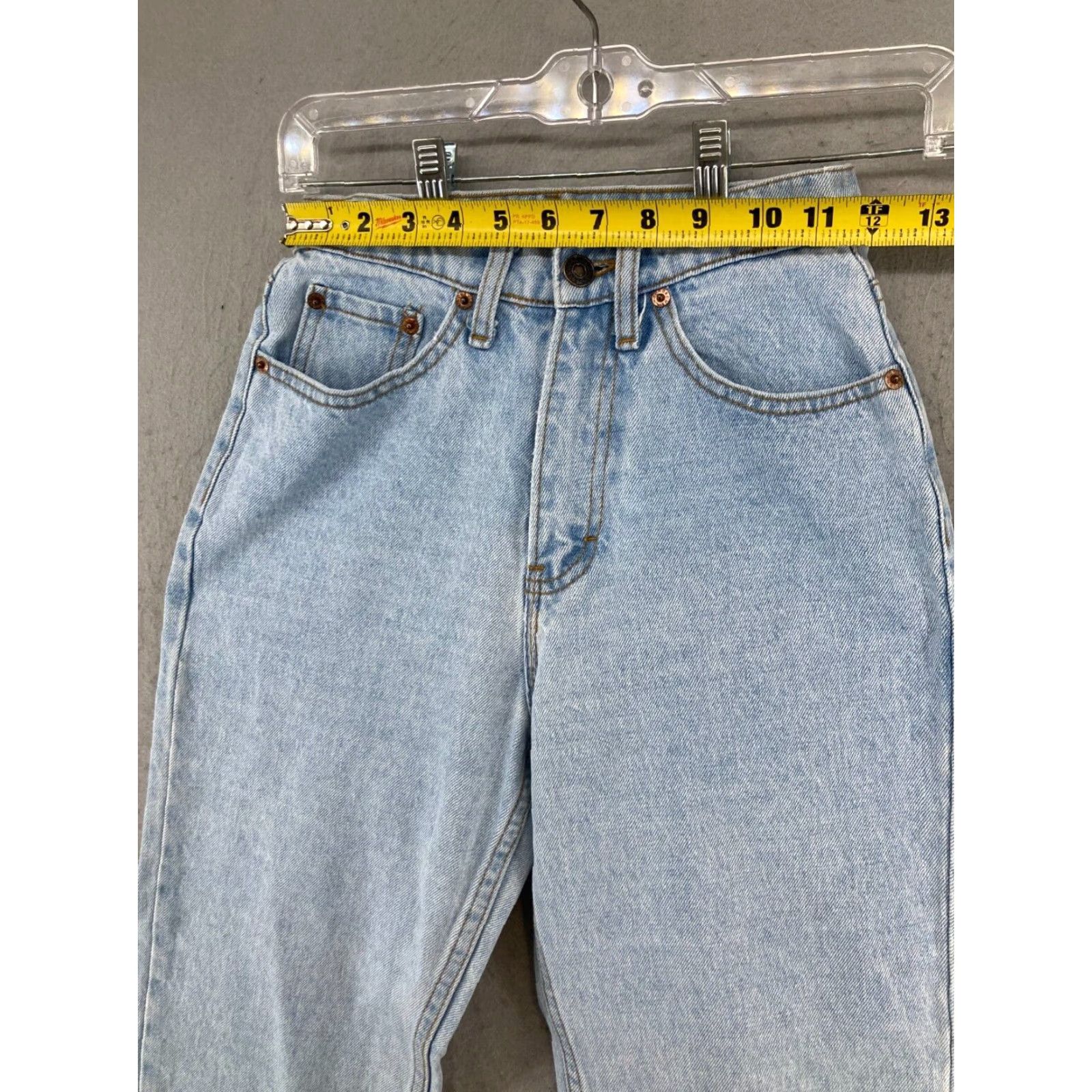 Jordache Jordache Womens Jeans 5 Vintage 90s Mom Tapered Blue Size 27" / US 4 / IT 40 - 2 Thumbnail
