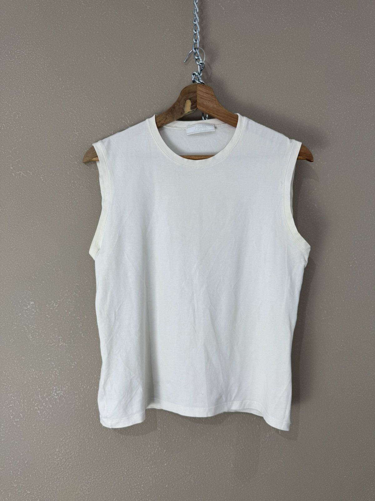 Prada Prada archive nylon athletic tank top Size L / US 10 / IT 46 - 1 Thumbnail