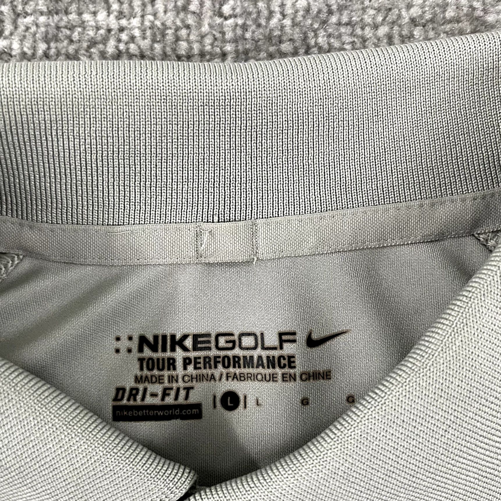 Nike Nike Polo Shirt Mens Large Gray Tour Performance Bayside Resort Delaware Golf Size US L / EU 52-54 / 3 - 4 Thumbnail