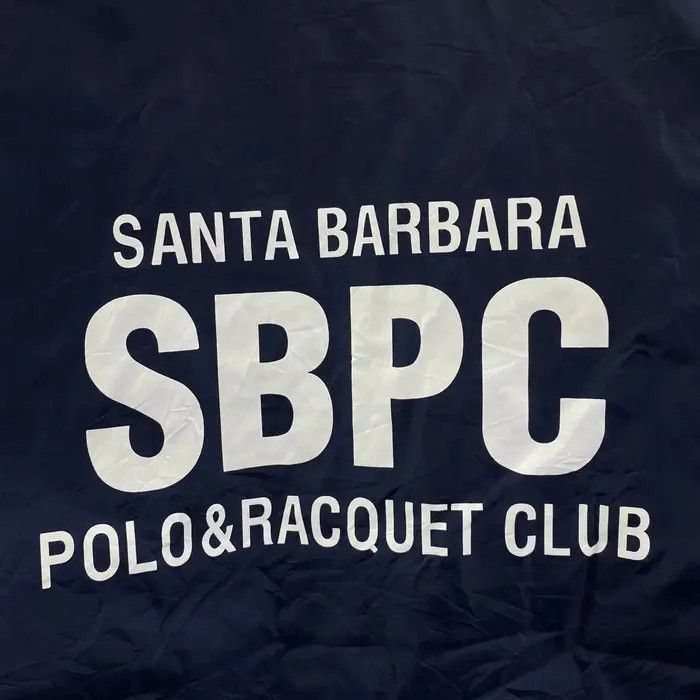 Vintage Vtg 90’ SANTA BARBARA CLUB Polo & Racquet Jacket Hoodie Size US L / EU 52-54 / 3 - 6 Thumbnail