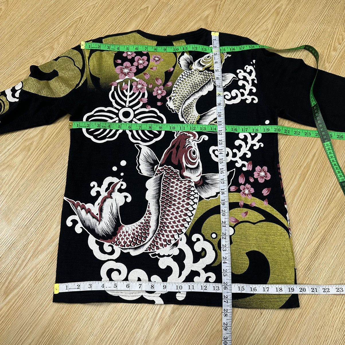 Karakuri Tamashii Vintage Japanese Sukajan Classic Art Koi Fish A844 Size US L / EU 52-54 / 3 - 6 Thumbnail