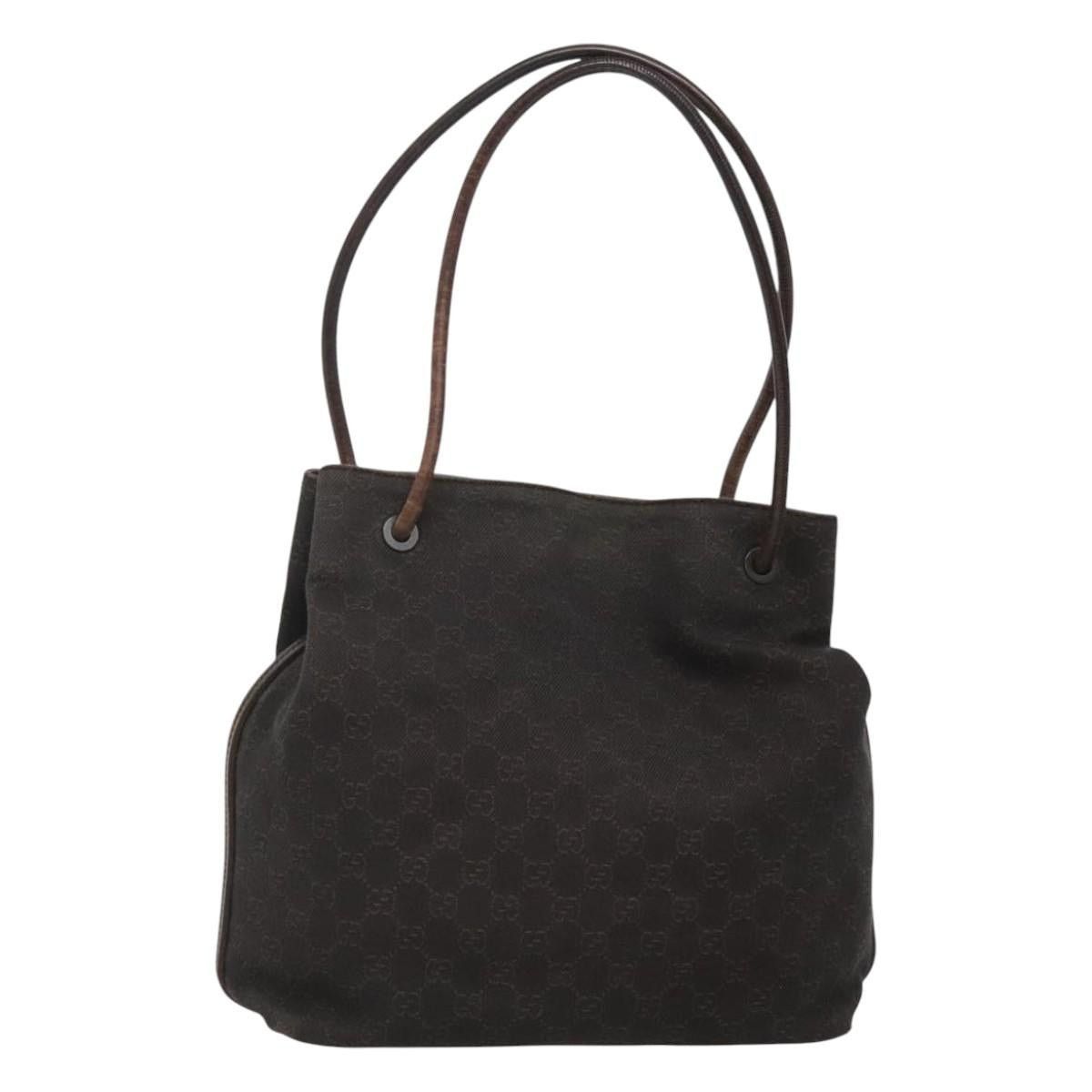 Gucci GG Canvas Shoulder Bag Brown, Women's