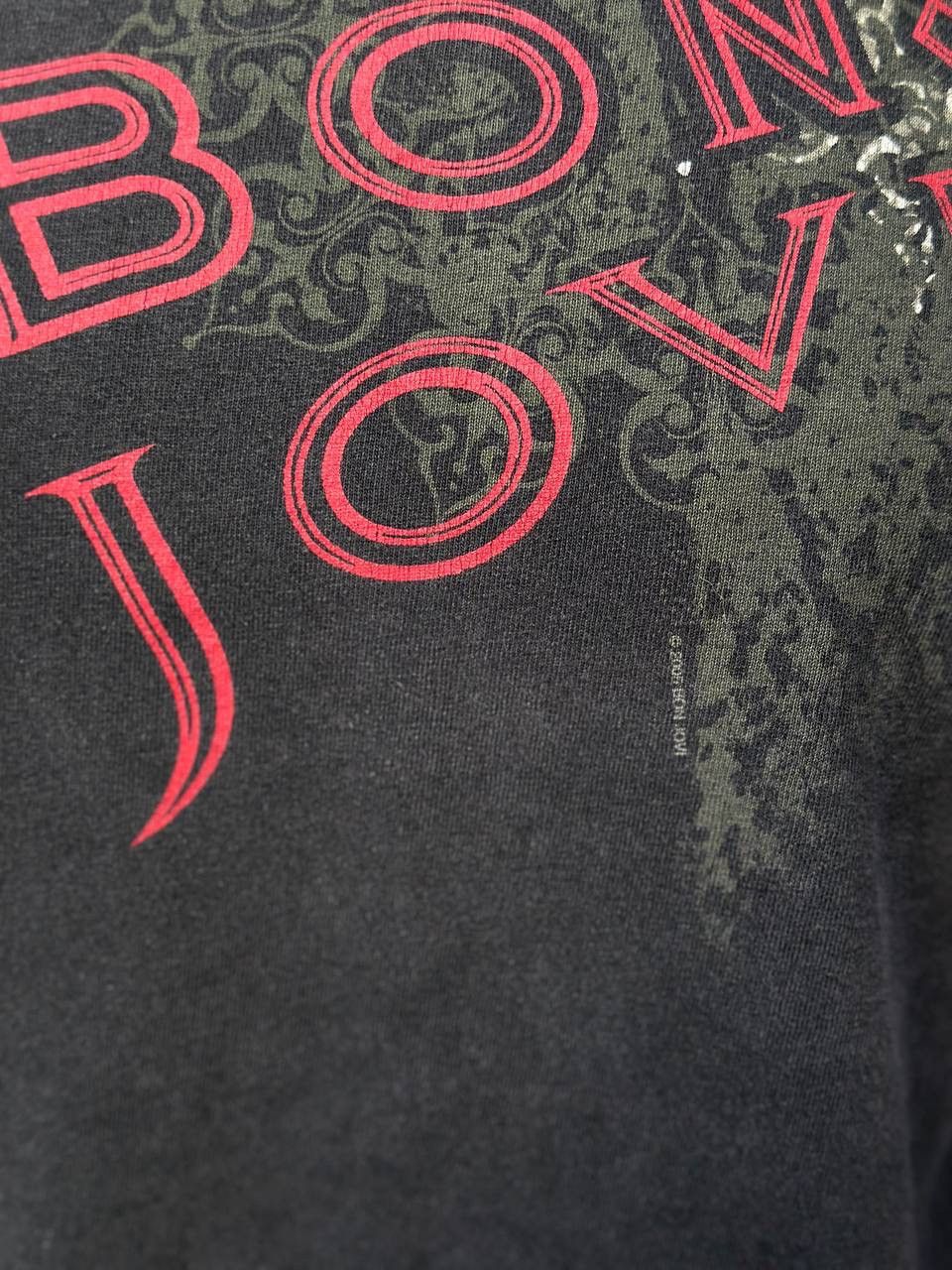 Bon Jovi VTG Adult Bon Jovi T-shirts Big Logo 2005 Rock Band Distres Size US XL / EU 56 / 4 - 6 Thumbnail